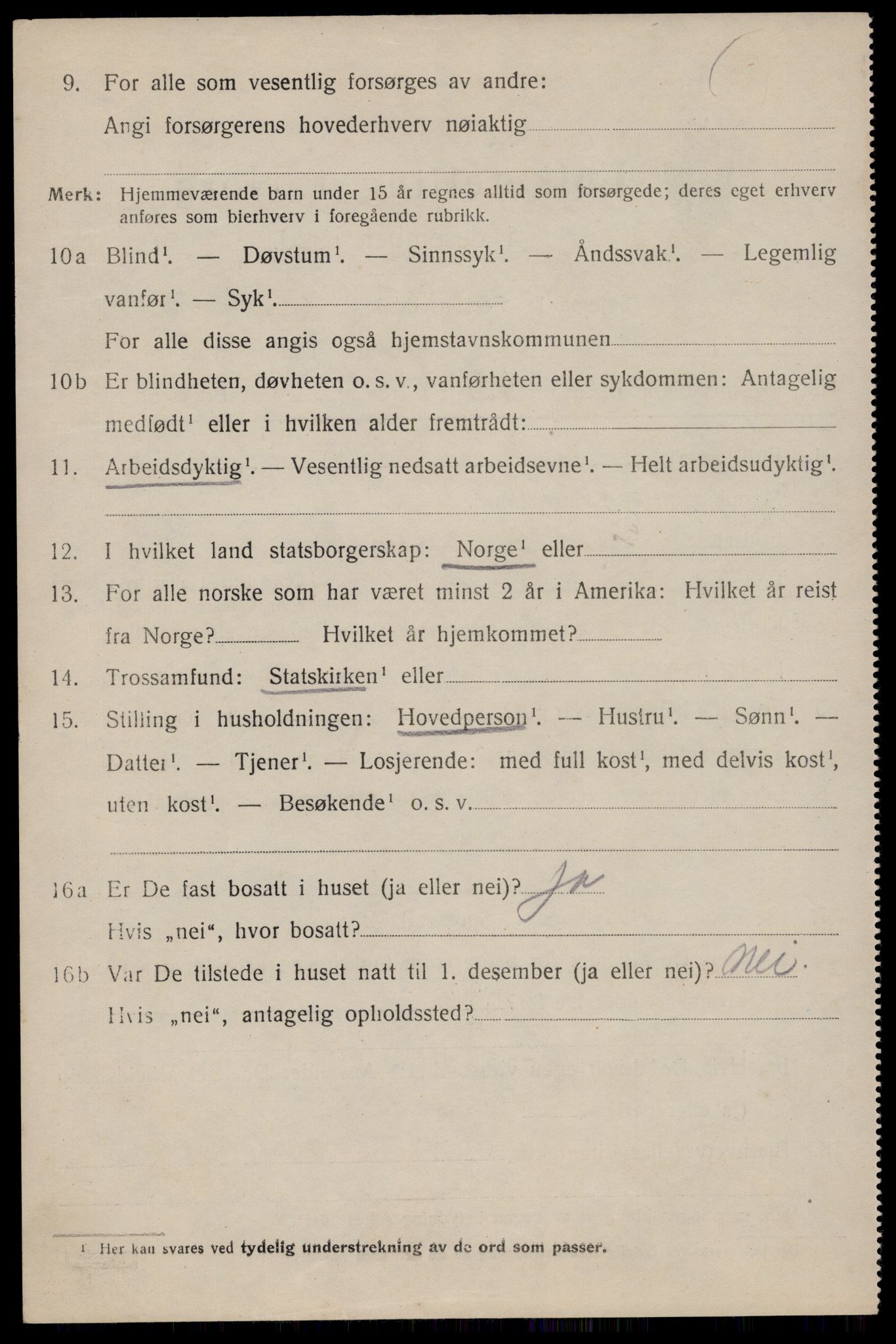 SAST, 1920 census for Hetland, 1920, p. 4002