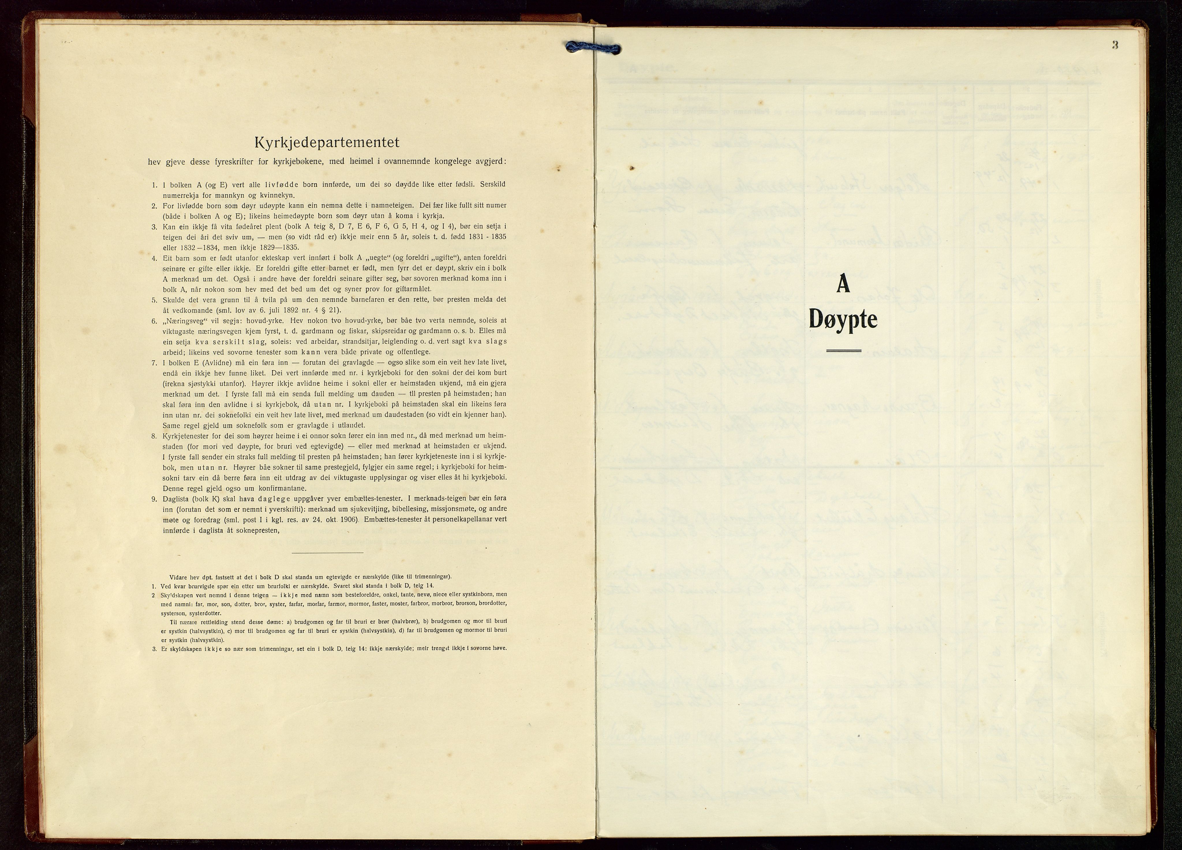 Skjold sokneprestkontor, AV/SAST-A-101847/H/Ha/Hab/L0013: Parish register (copy) no. B 13, 1949-1969, p. 3