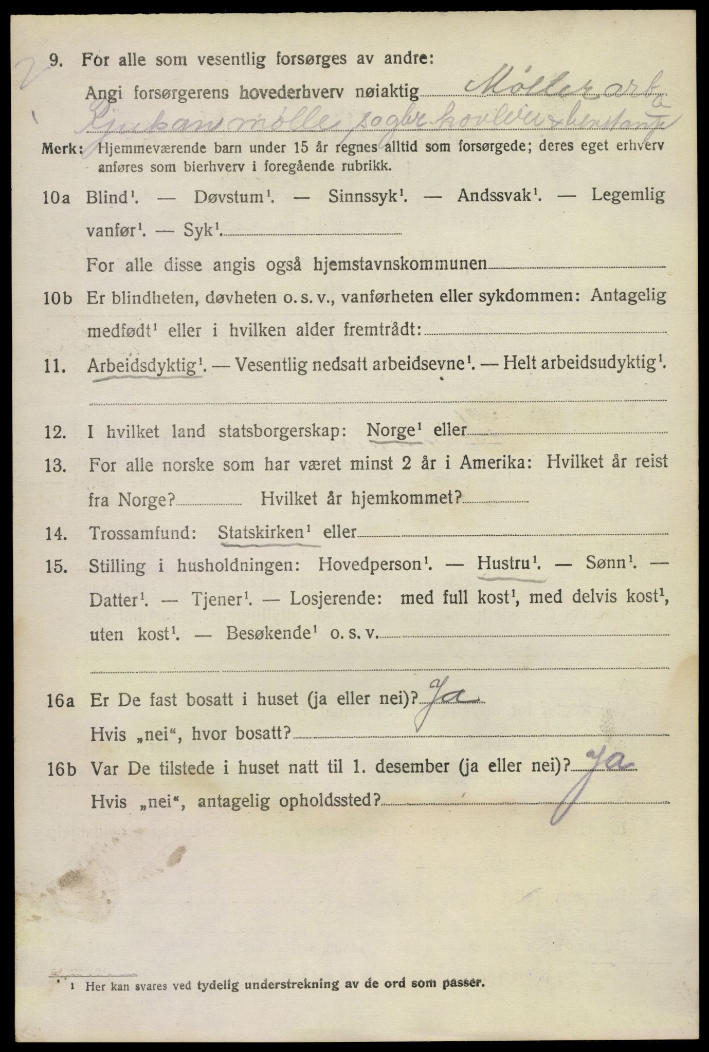 SAKO, 1920 census for Sauherad, 1920, p. 7520