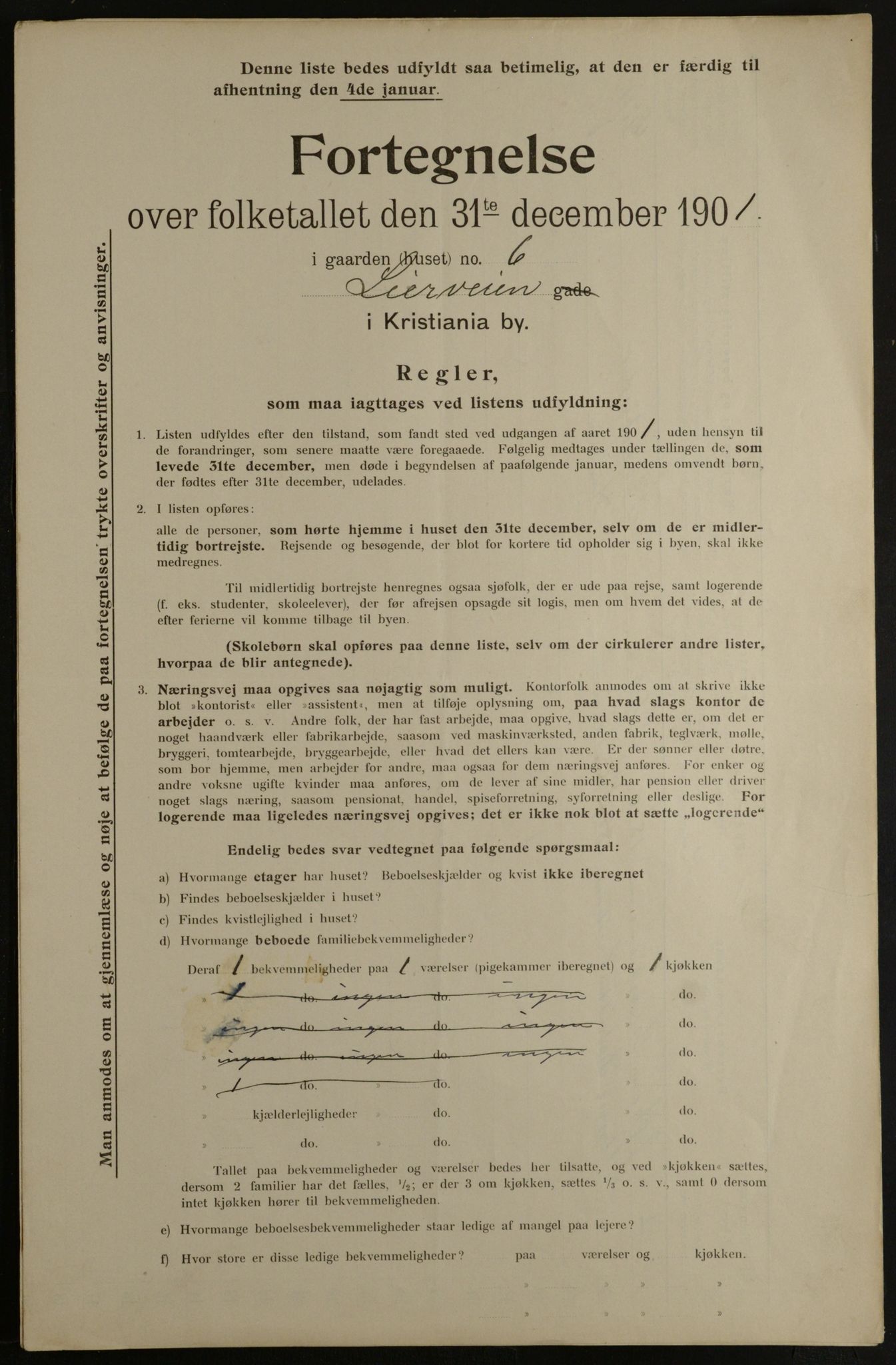 OBA, Municipal Census 1901 for Kristiania, 1901, p. 8879