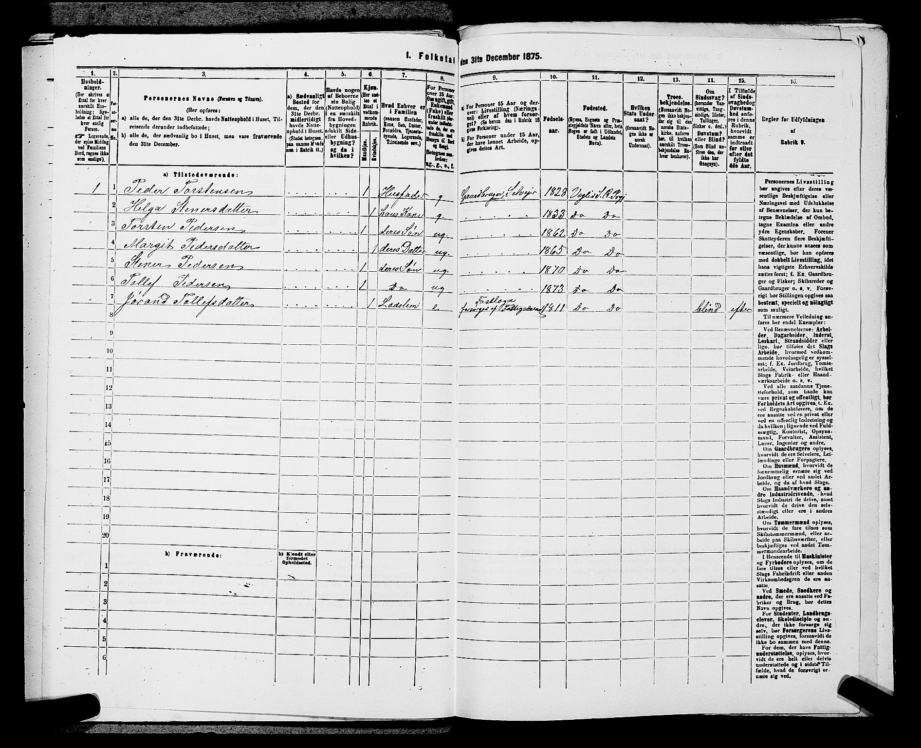 SAKO, 1875 census for 0632P Rollag, 1875, p. 245