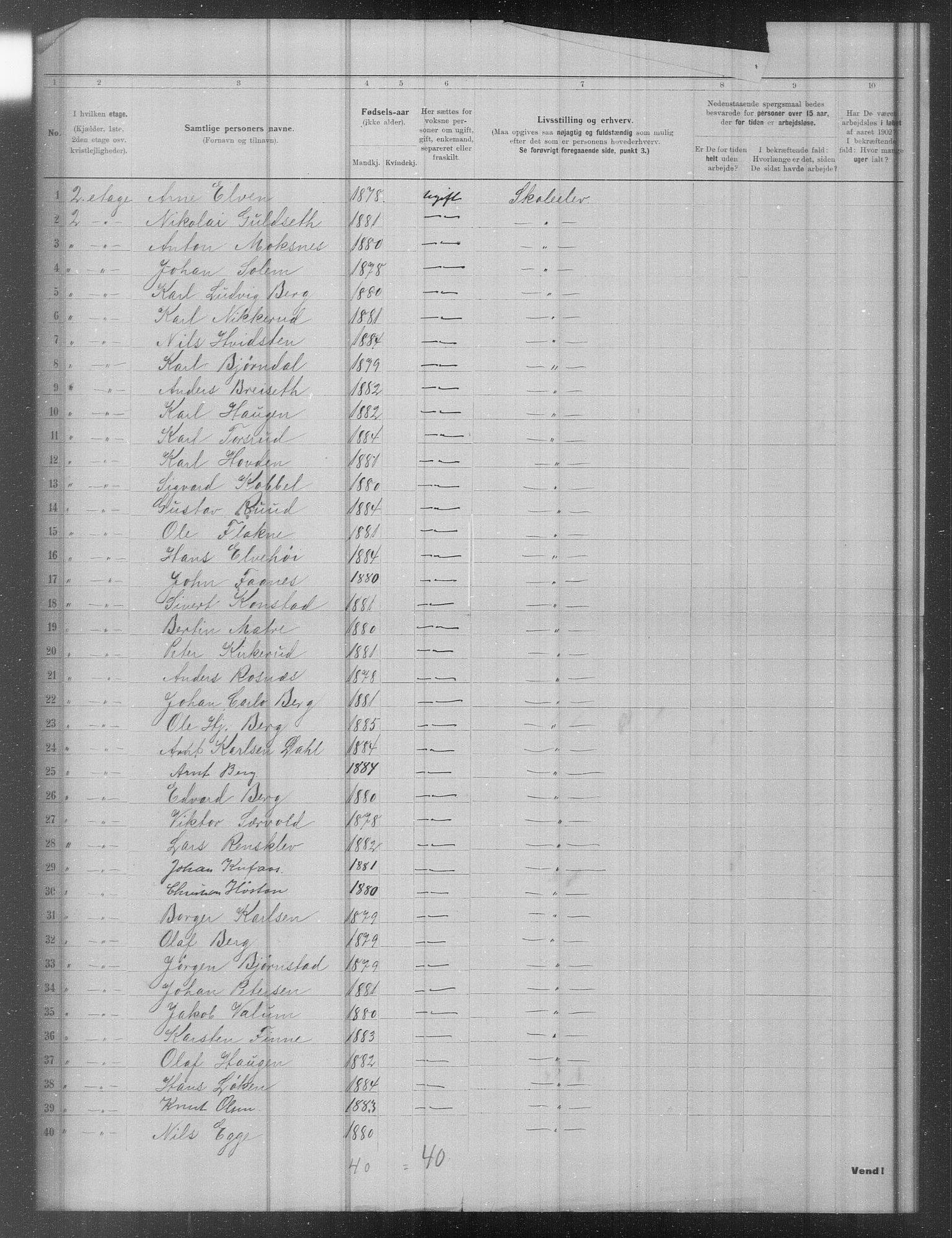 OBA, Municipal Census 1902 for Kristiania, 1902, p. 16226