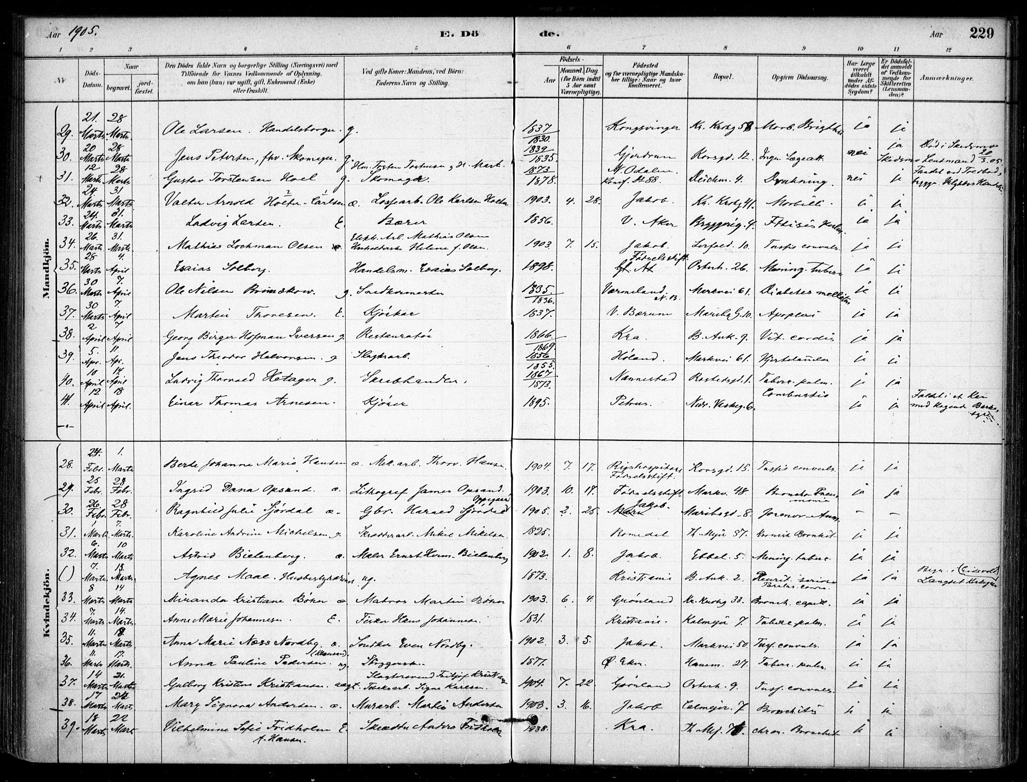 Jakob prestekontor Kirkebøker, AV/SAO-A-10850/F/Fa/L0007: Parish register (official) no. 7, 1880-1905, p. 229