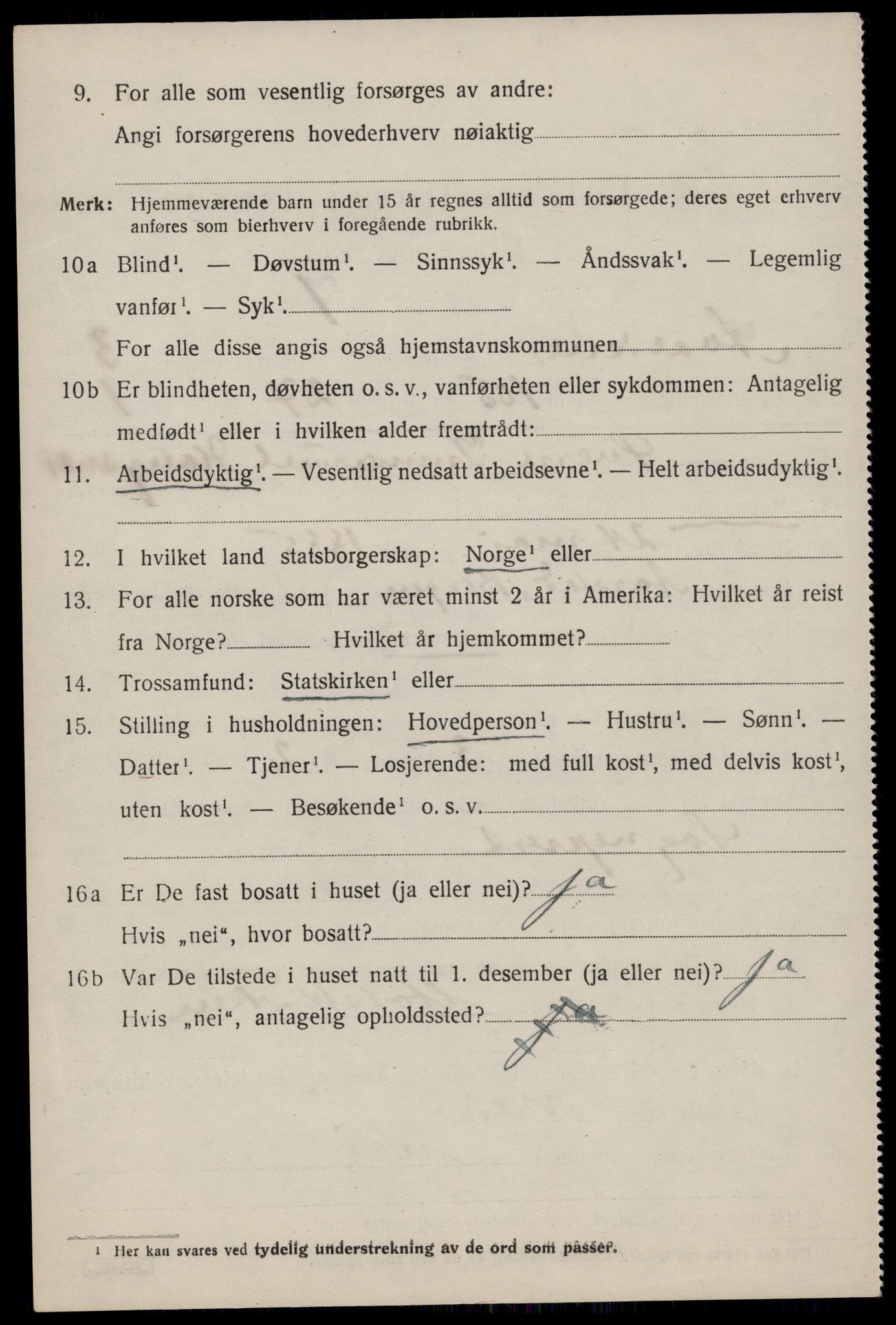 SAST, 1920 census for Avaldsnes, 1920, p. 4024