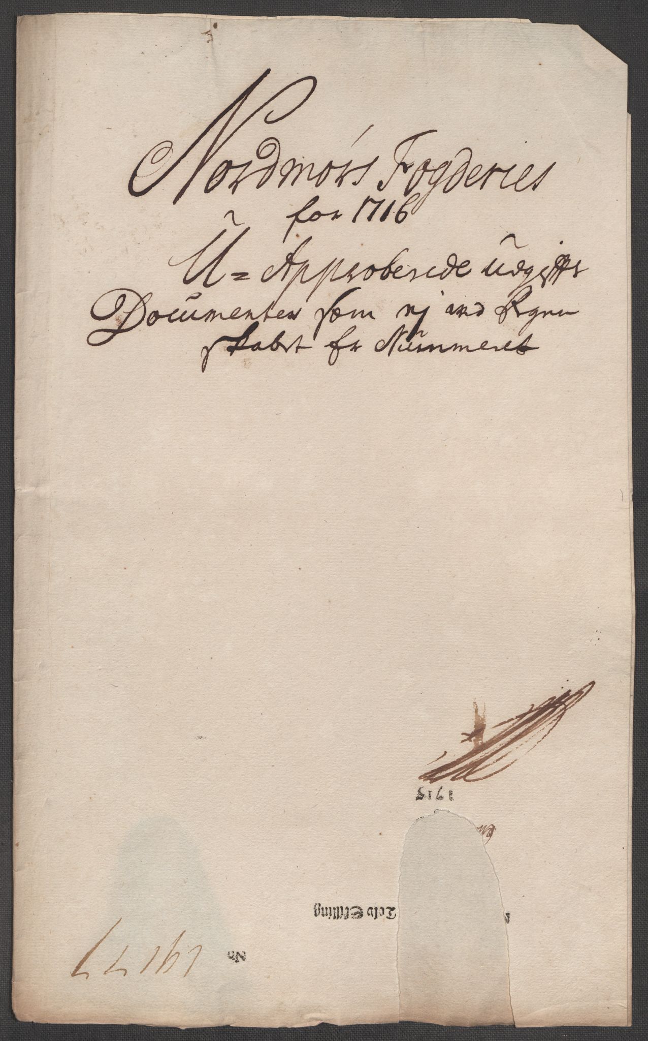 Rentekammeret inntil 1814, Reviderte regnskaper, Fogderegnskap, RA/EA-4092/R56/L3749: Fogderegnskap Nordmøre, 1716, p. 401