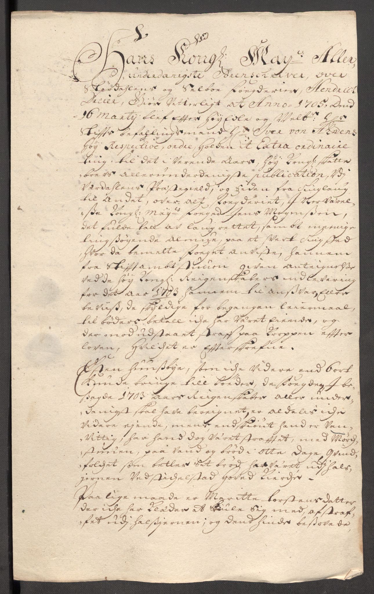 Rentekammeret inntil 1814, Reviderte regnskaper, Fogderegnskap, AV/RA-EA-4092/R62/L4194: Fogderegnskap Stjørdal og Verdal, 1703, p. 191