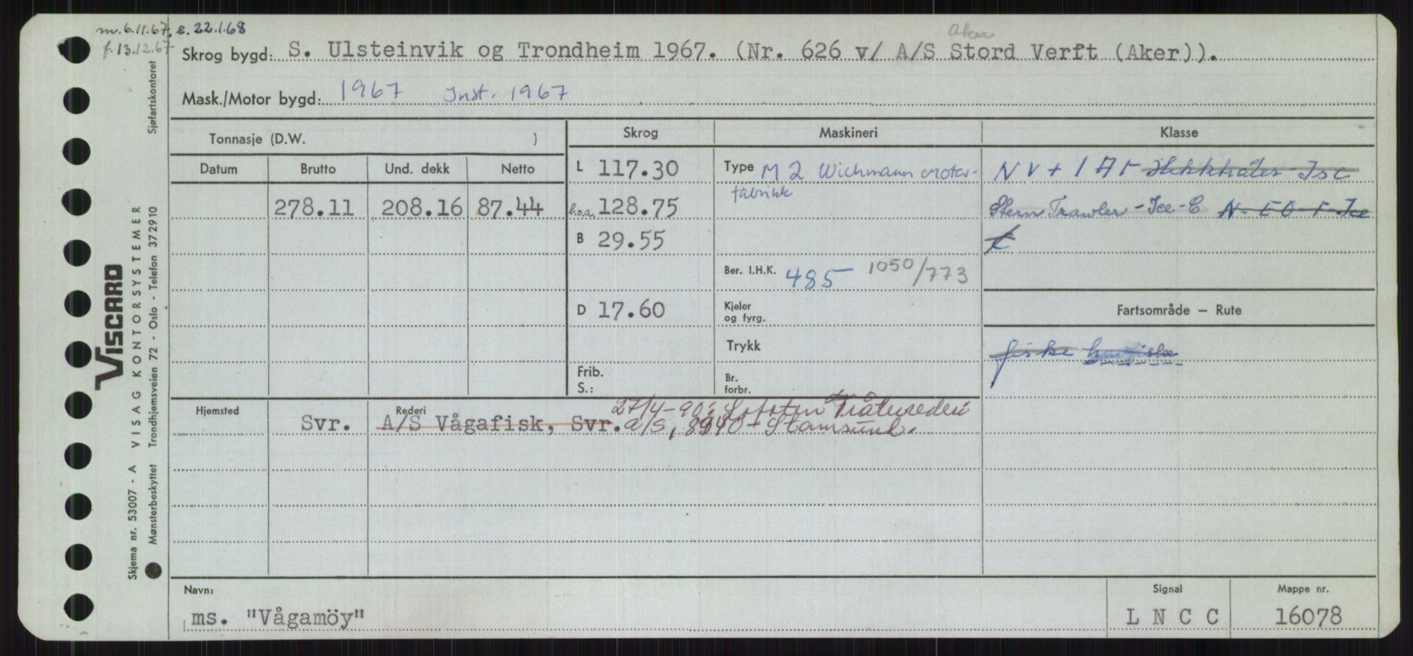 Sjøfartsdirektoratet med forløpere, Skipsmålingen, RA/S-1627/H/Ha/L0006/0002: Fartøy, Sver-Å / Fartøy, U-Å, p. 595