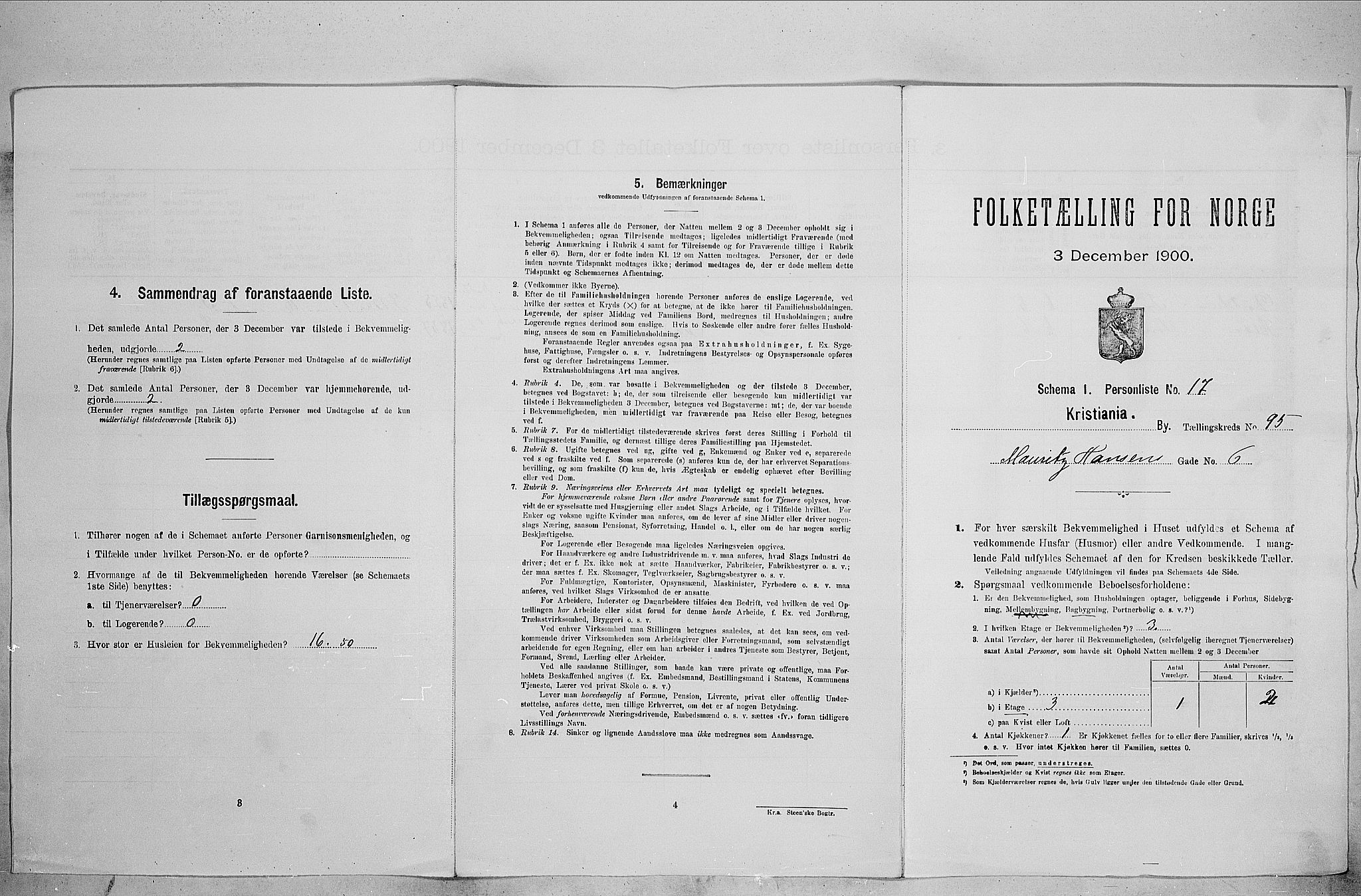 SAO, 1900 census for Kristiania, 1900, p. 59014