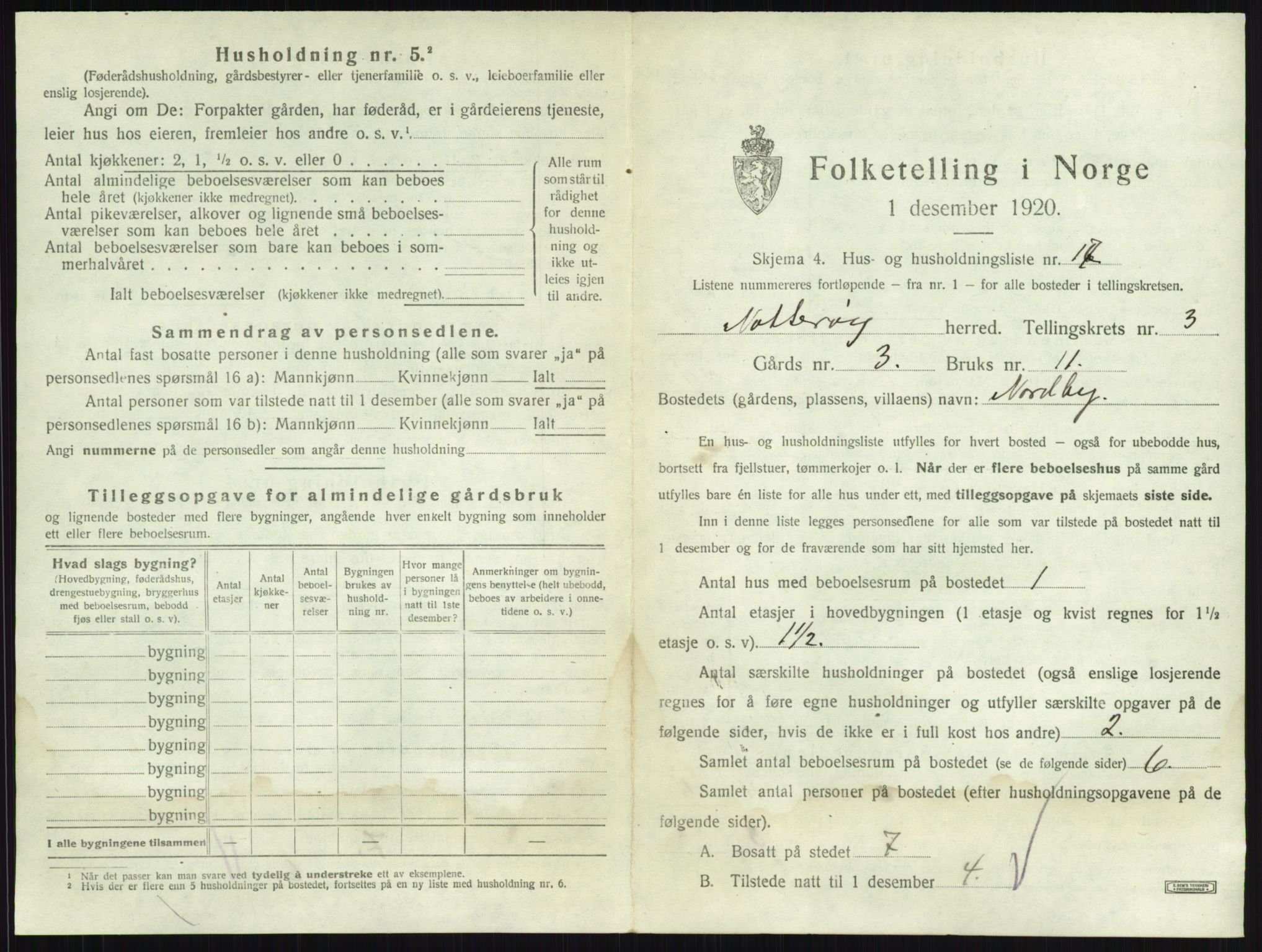 SAKO, 1920 census for Nøtterøy, 1920, p. 524