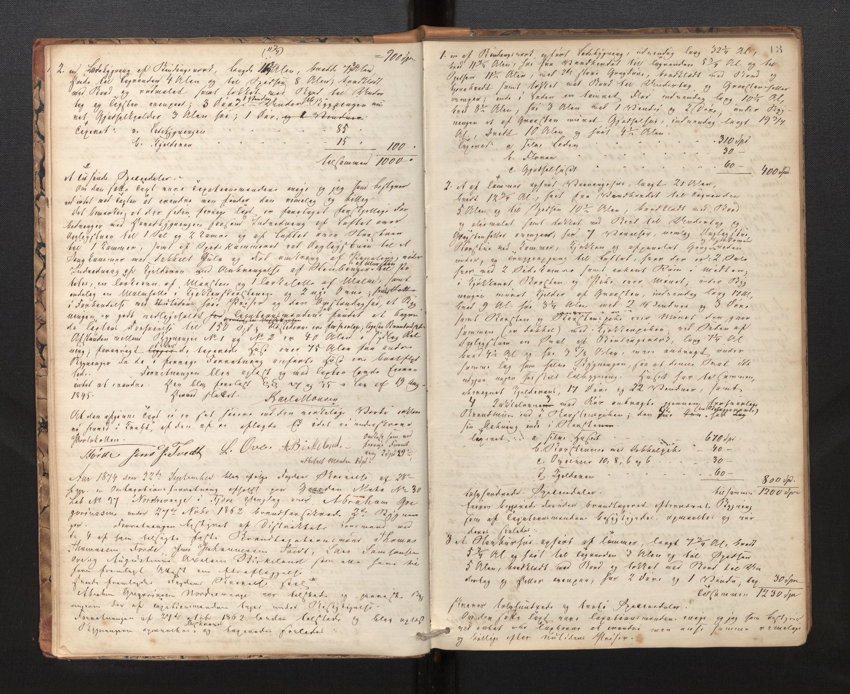 Lensmannen i Sveio, AV/SAB-A-35301/0012/L0002: Branntakstprotokoll, 1874-1914, p. 12b-13a