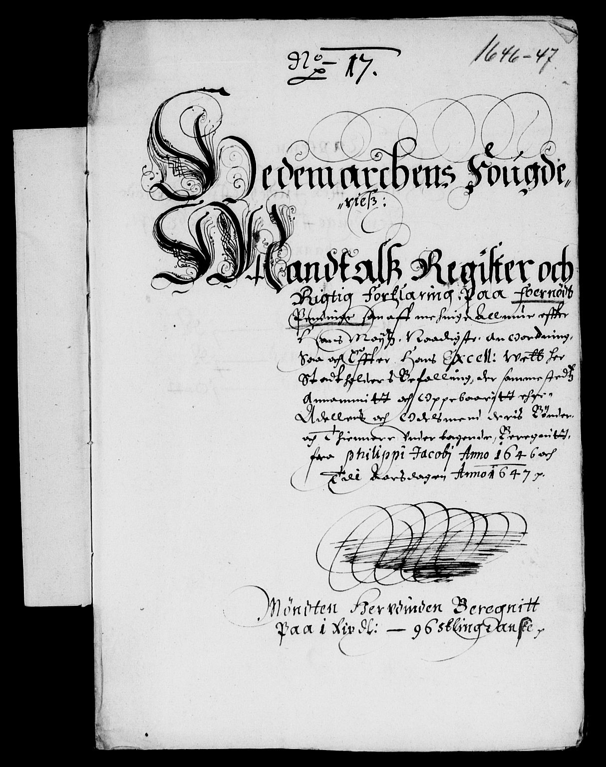 Rentekammeret inntil 1814, Reviderte regnskaper, Lensregnskaper, RA/EA-5023/R/Rb/Rba/L0190: Akershus len, 1645-1647