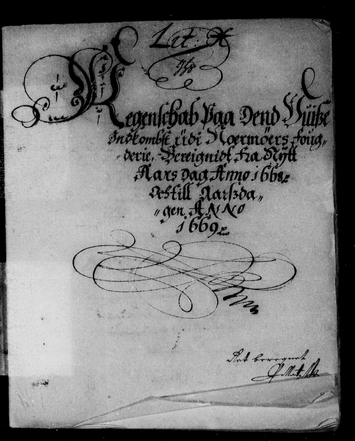 Rentekammeret inntil 1814, Reviderte regnskaper, Stiftamtstueregnskaper, Trondheim stiftamt og Nordland amt, AV/RA-EA-6044/R/Rd/L0024: Trondheim stiftamt, 1668