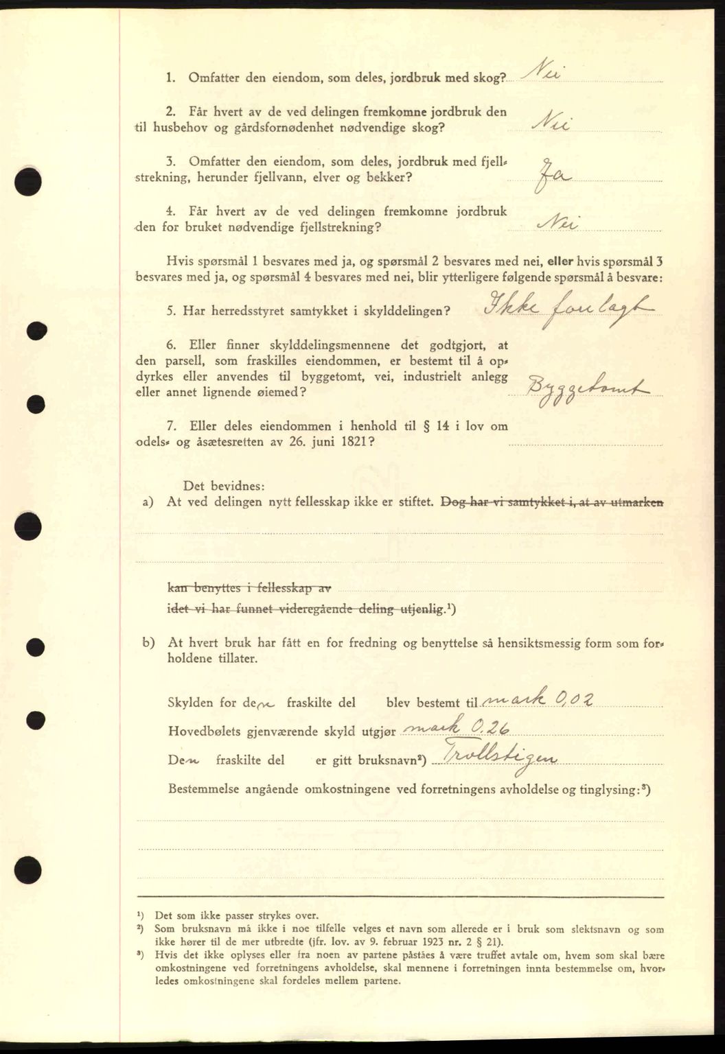 Nordre Sunnmøre sorenskriveri, AV/SAT-A-0006/1/2/2C/2Ca: Mortgage book no. A15, 1942-1943, Diary no: : 1992/1942