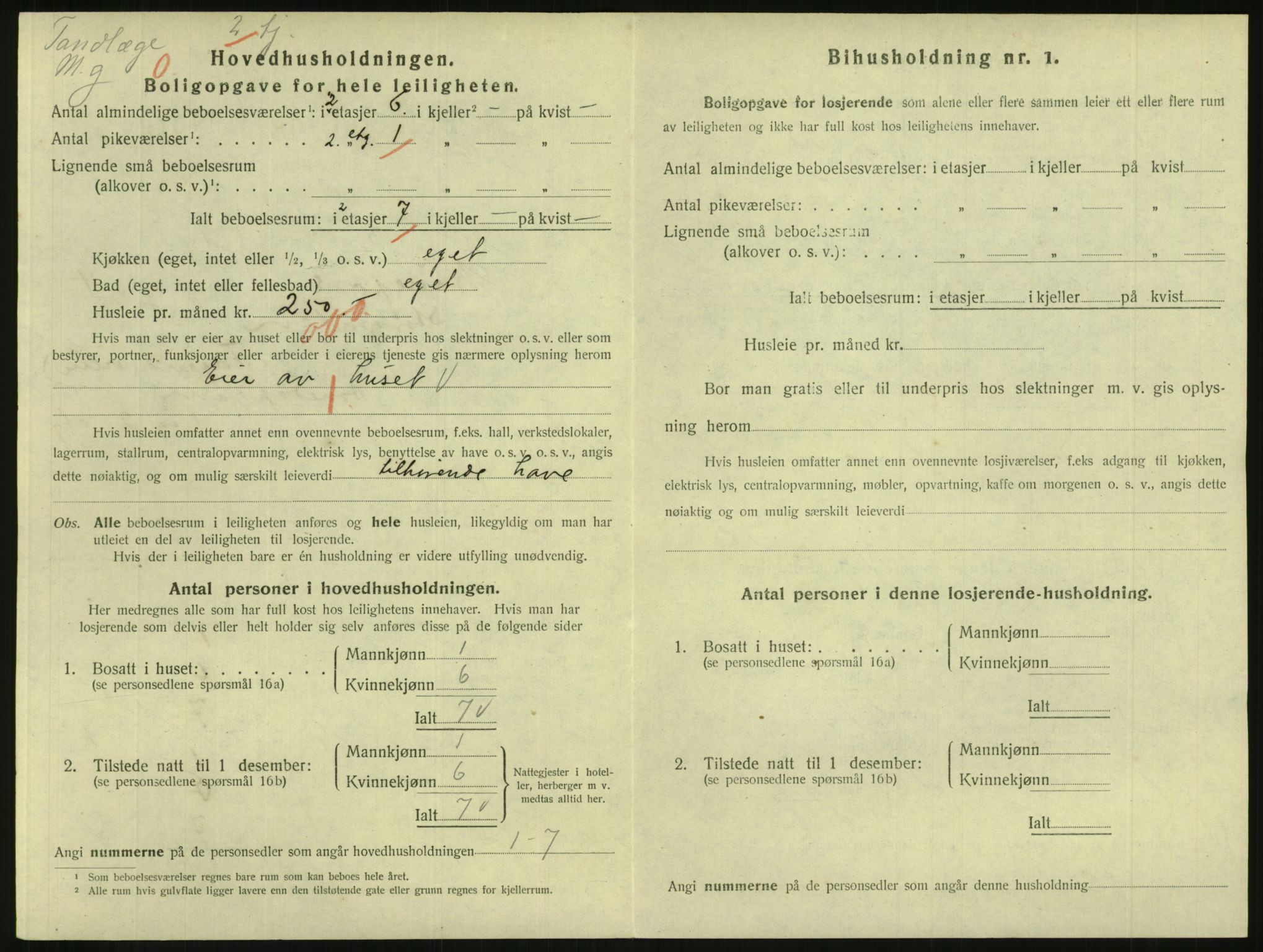 SAKO, 1920 census for Hønefoss, 1920, p. 1669