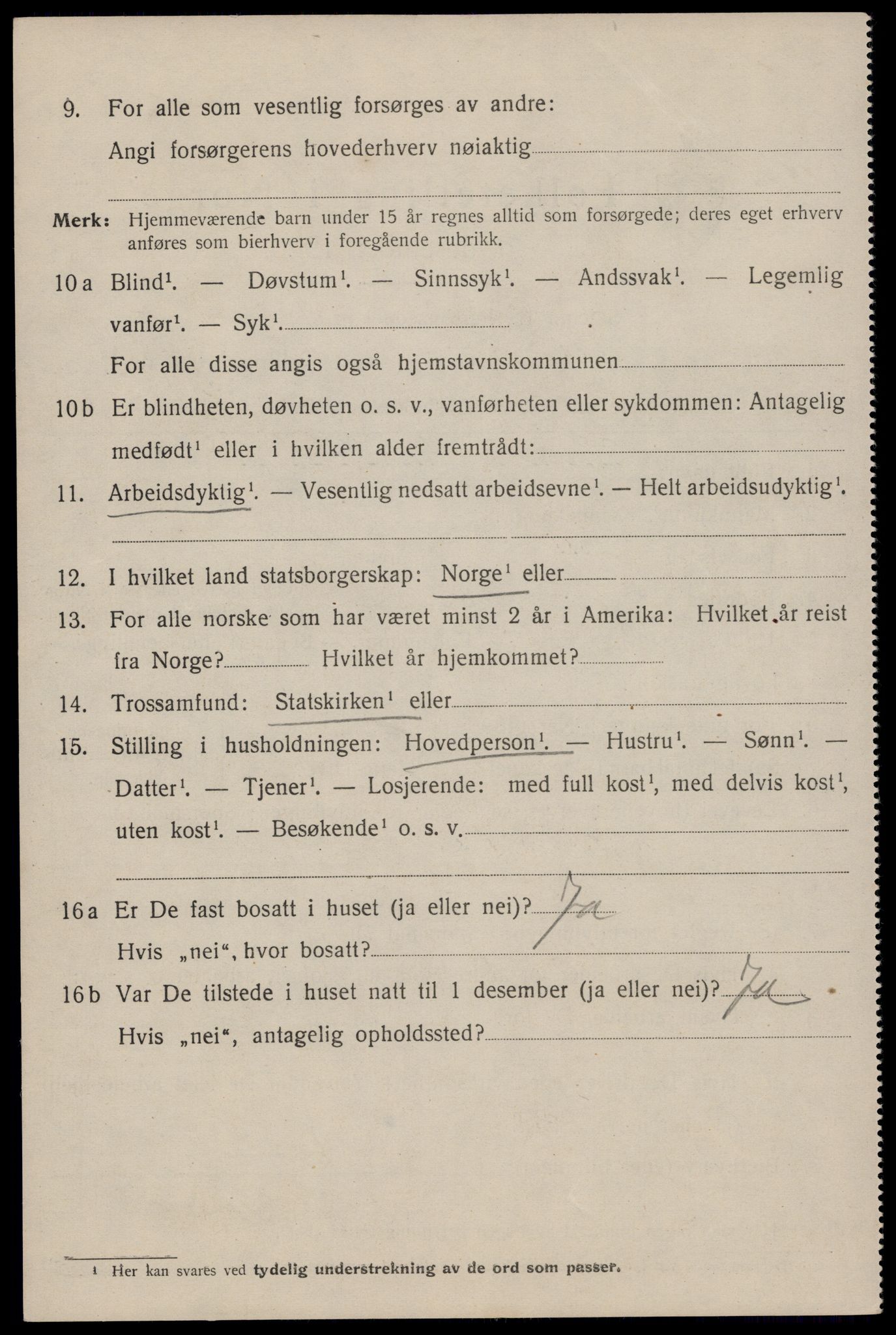 SAST, 1920 census for Egersund town, 1920, p. 8059