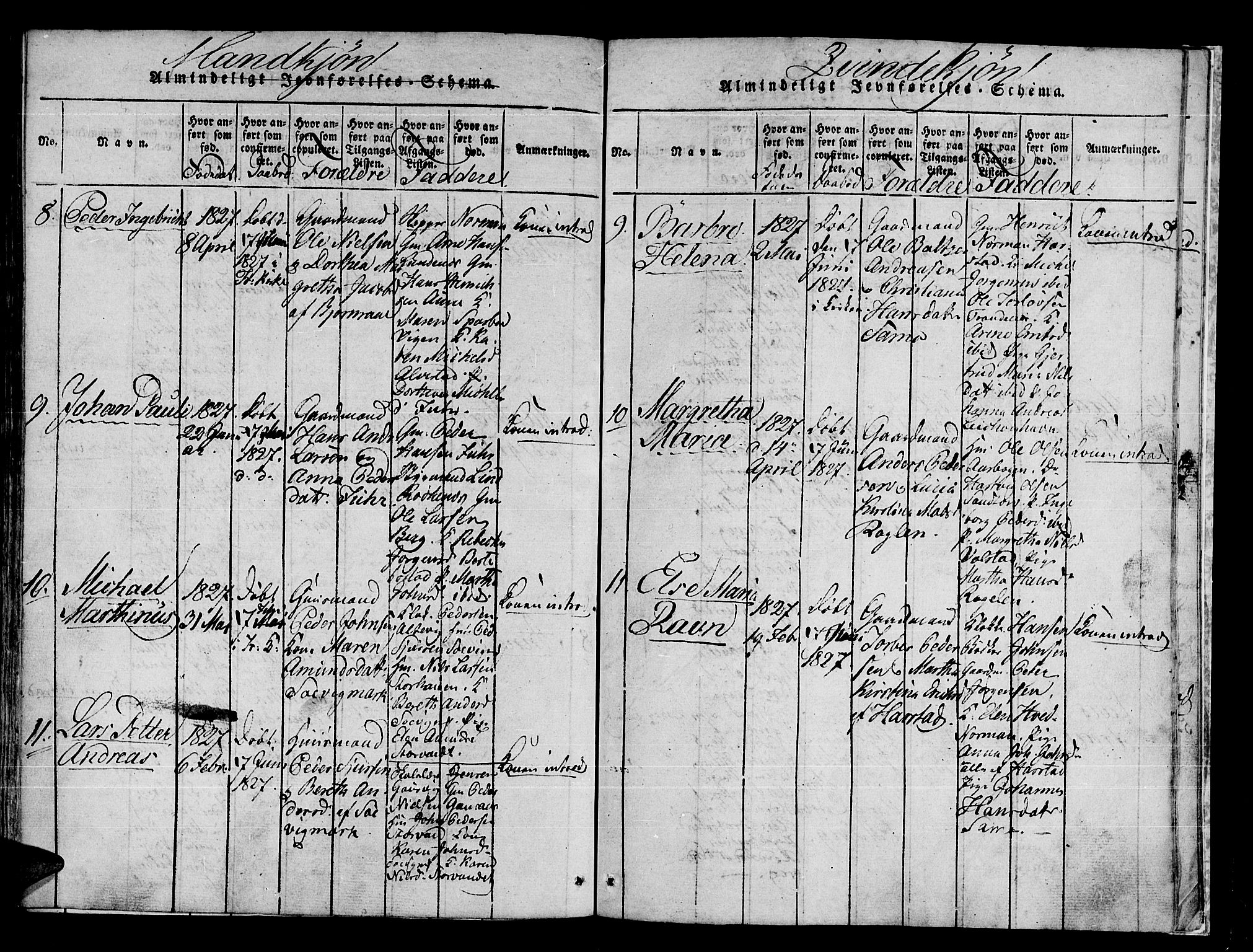 Trondenes sokneprestkontor, AV/SATØ-S-1319/H/Ha/L0006kirke: Parish register (official) no. 6, 1821-1827