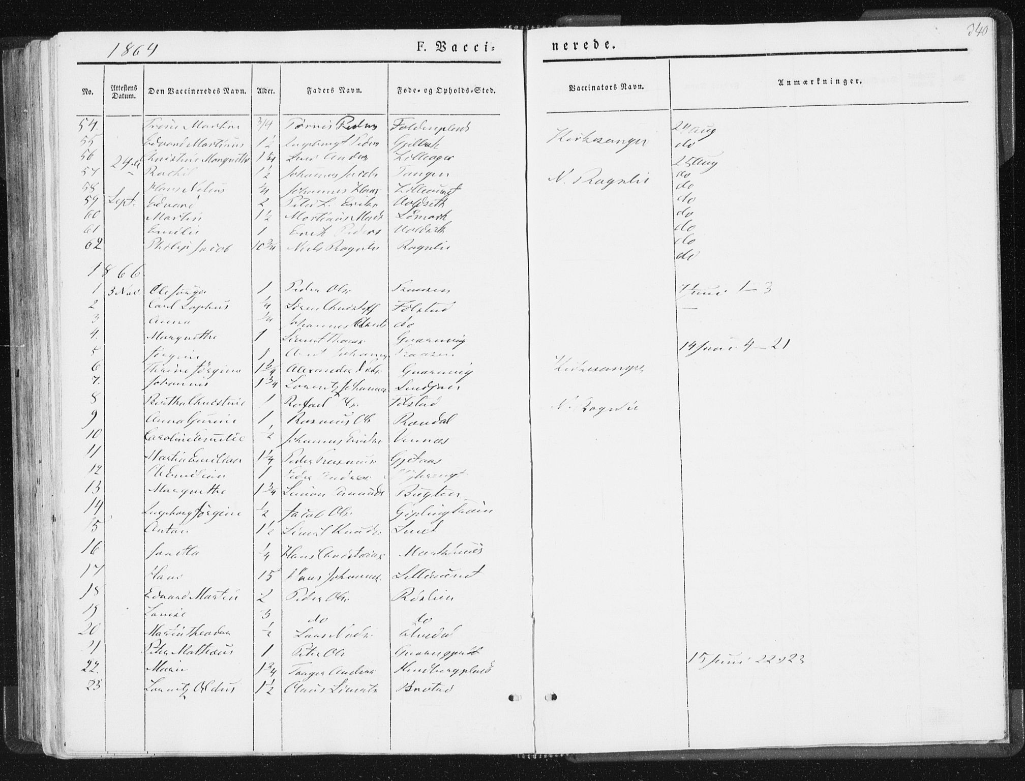 Ministerialprotokoller, klokkerbøker og fødselsregistre - Nord-Trøndelag, SAT/A-1458/744/L0418: Parish register (official) no. 744A02, 1843-1866, p. 340