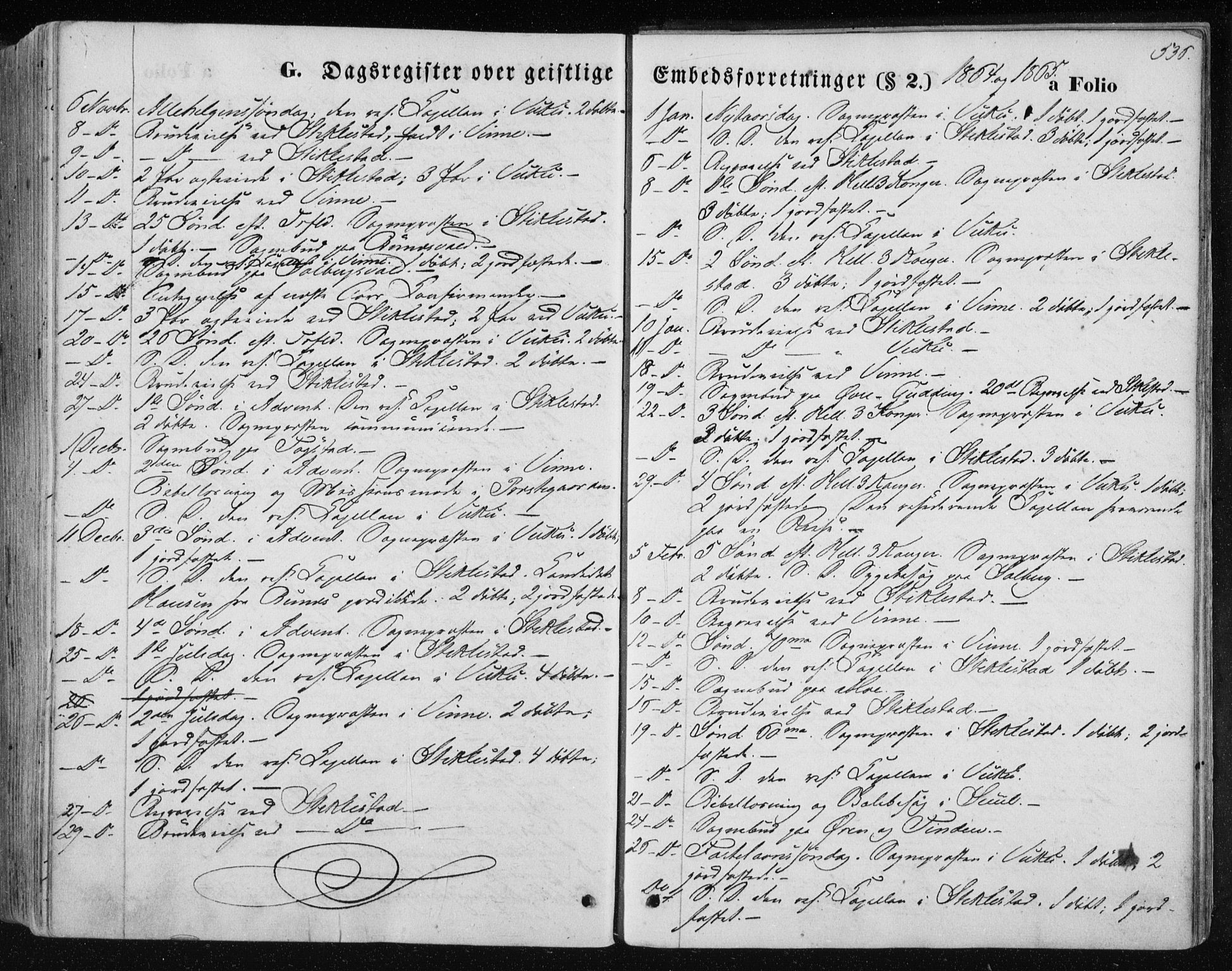 Ministerialprotokoller, klokkerbøker og fødselsregistre - Nord-Trøndelag, SAT/A-1458/723/L0241: Parish register (official) no. 723A10, 1860-1869, p. 536