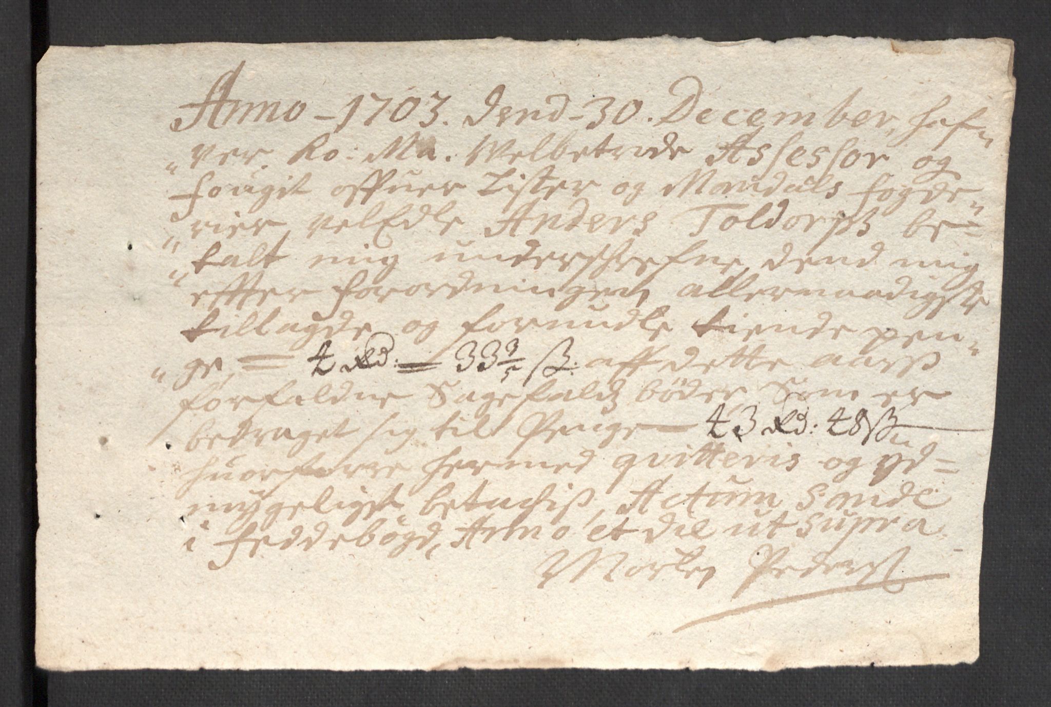 Rentekammeret inntil 1814, Reviderte regnskaper, Fogderegnskap, RA/EA-4092/R43/L2550: Fogderegnskap Lista og Mandal, 1703-1704, p. 101