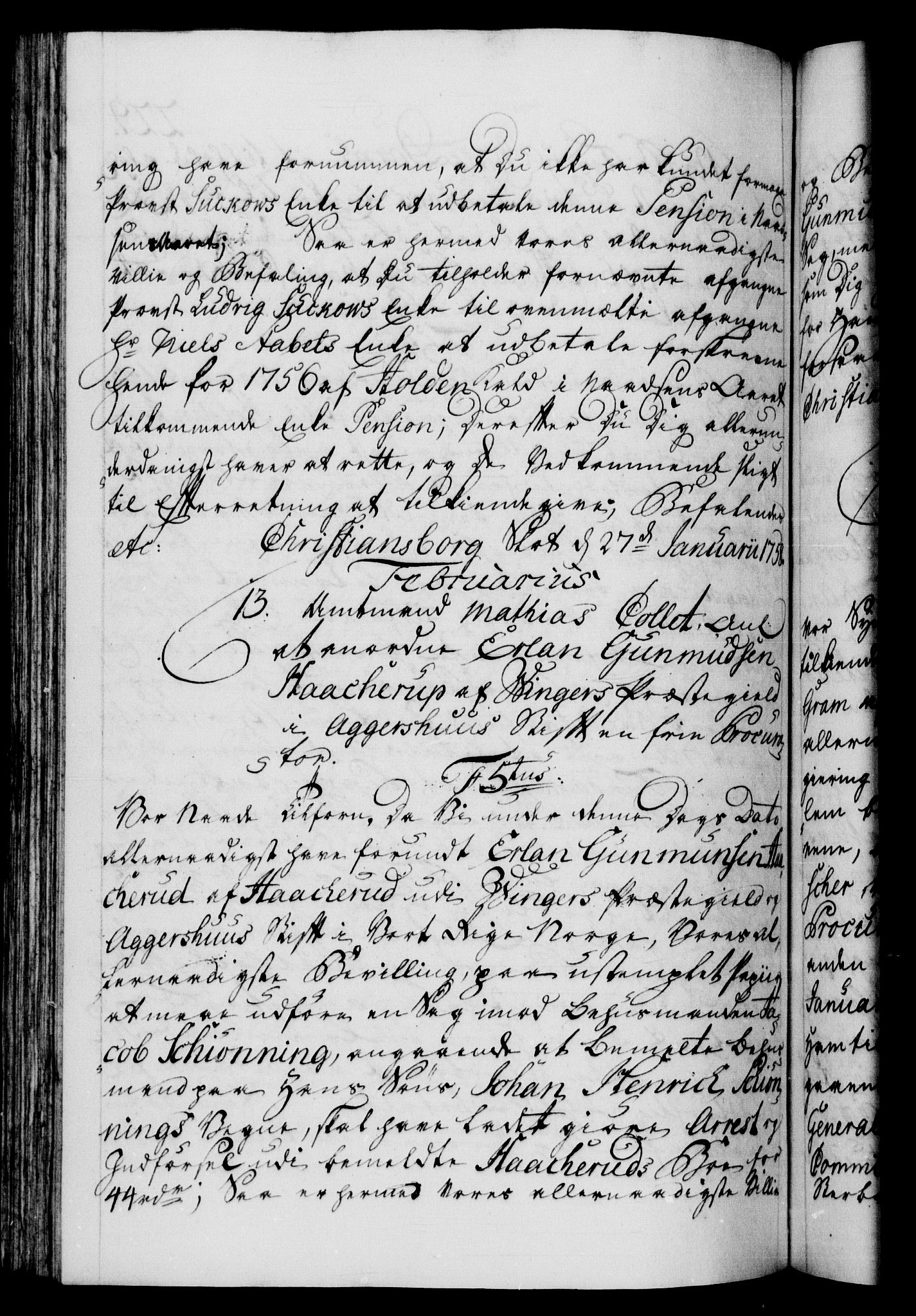 Danske Kanselli 1572-1799, AV/RA-EA-3023/F/Fc/Fca/Fcab/L0036: Norske tegnelser, 1757-1761, p. 229b