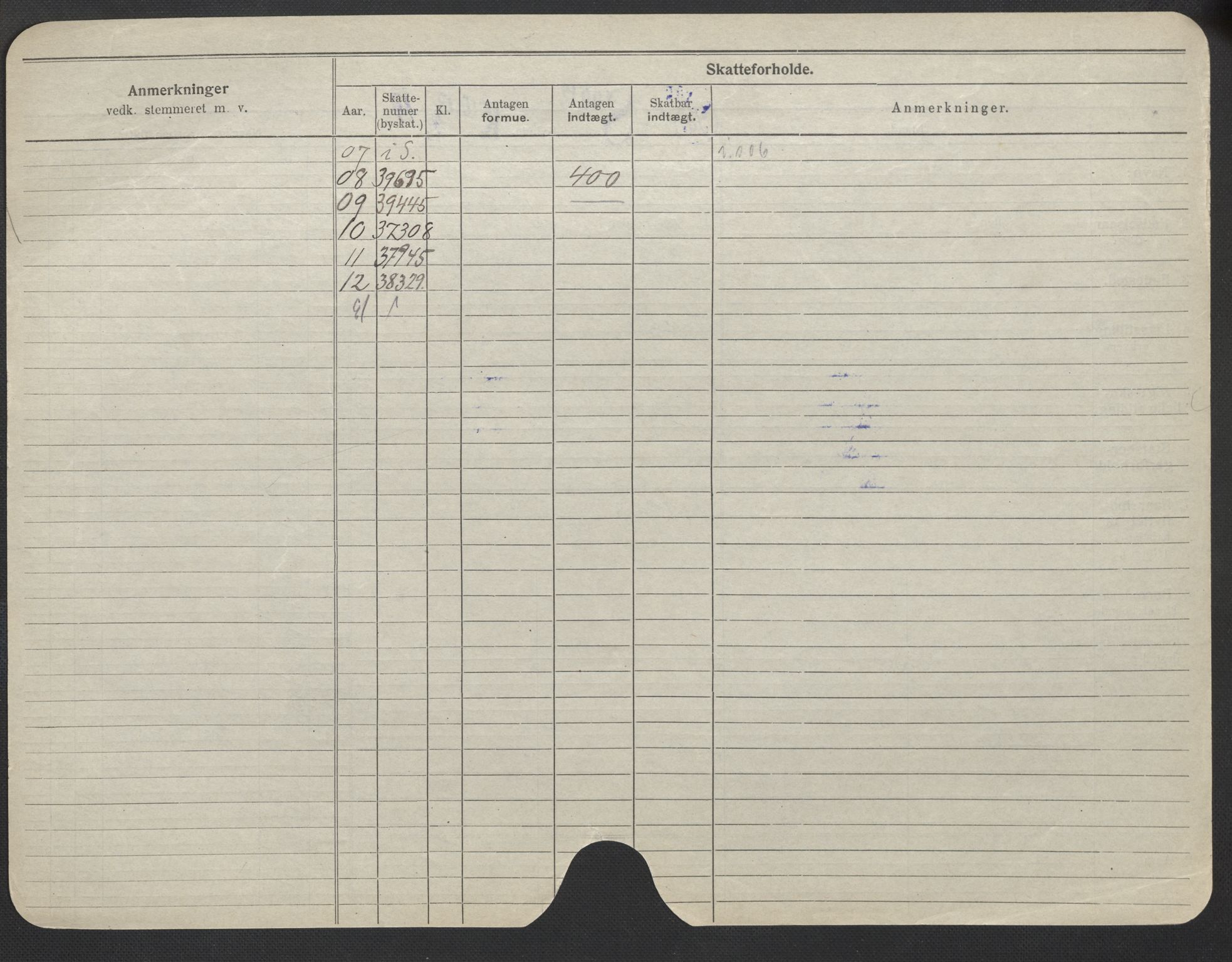 Oslo folkeregister, Registerkort, AV/SAO-A-11715/F/Fa/Fac/L0021: Kvinner, 1906-1914, p. 948b