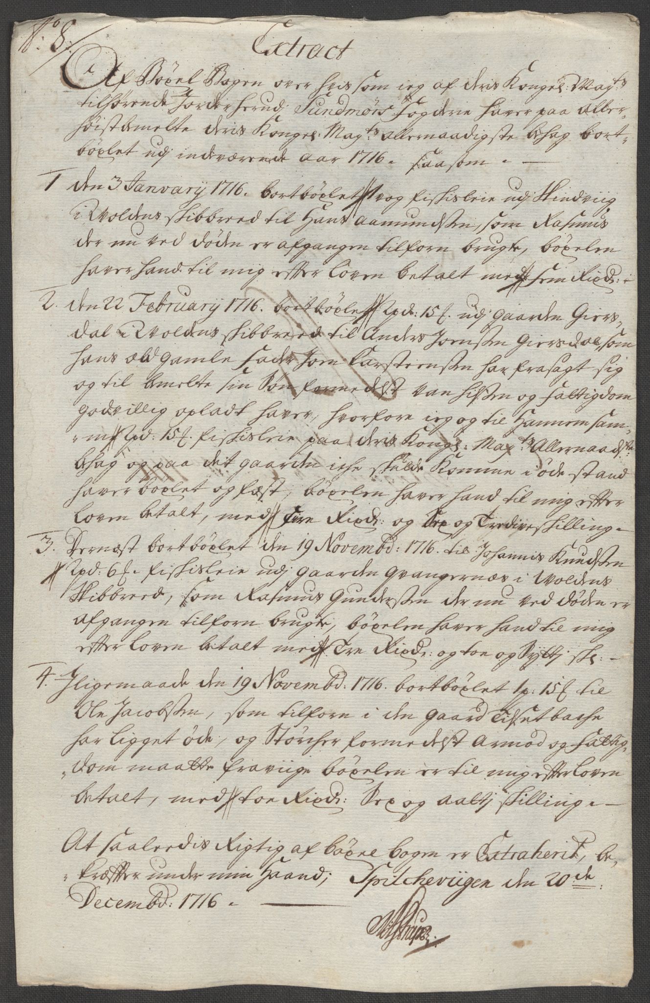 Rentekammeret inntil 1814, Reviderte regnskaper, Fogderegnskap, RA/EA-4092/R54/L3568: Fogderegnskap Sunnmøre, 1716, p. 86