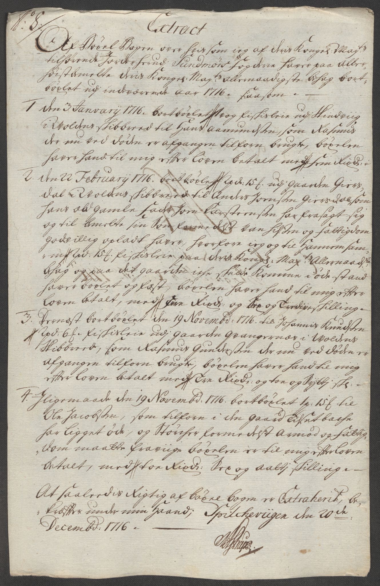 Rentekammeret inntil 1814, Reviderte regnskaper, Fogderegnskap, AV/RA-EA-4092/R54/L3568: Fogderegnskap Sunnmøre, 1716, p. 86