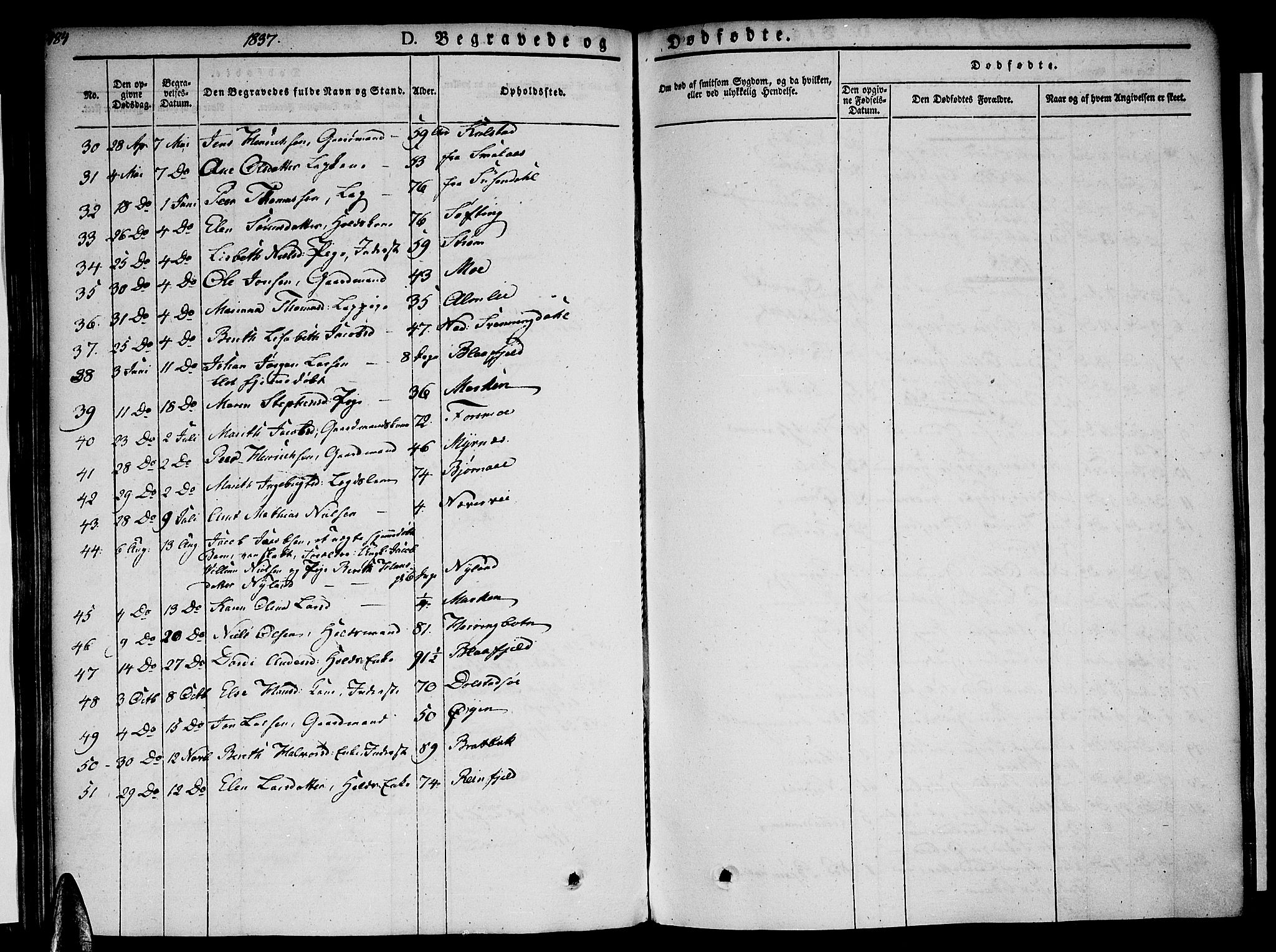 Ministerialprotokoller, klokkerbøker og fødselsregistre - Nordland, AV/SAT-A-1459/820/L0290: Parish register (official) no. 820A11, 1826-1845, p. 484