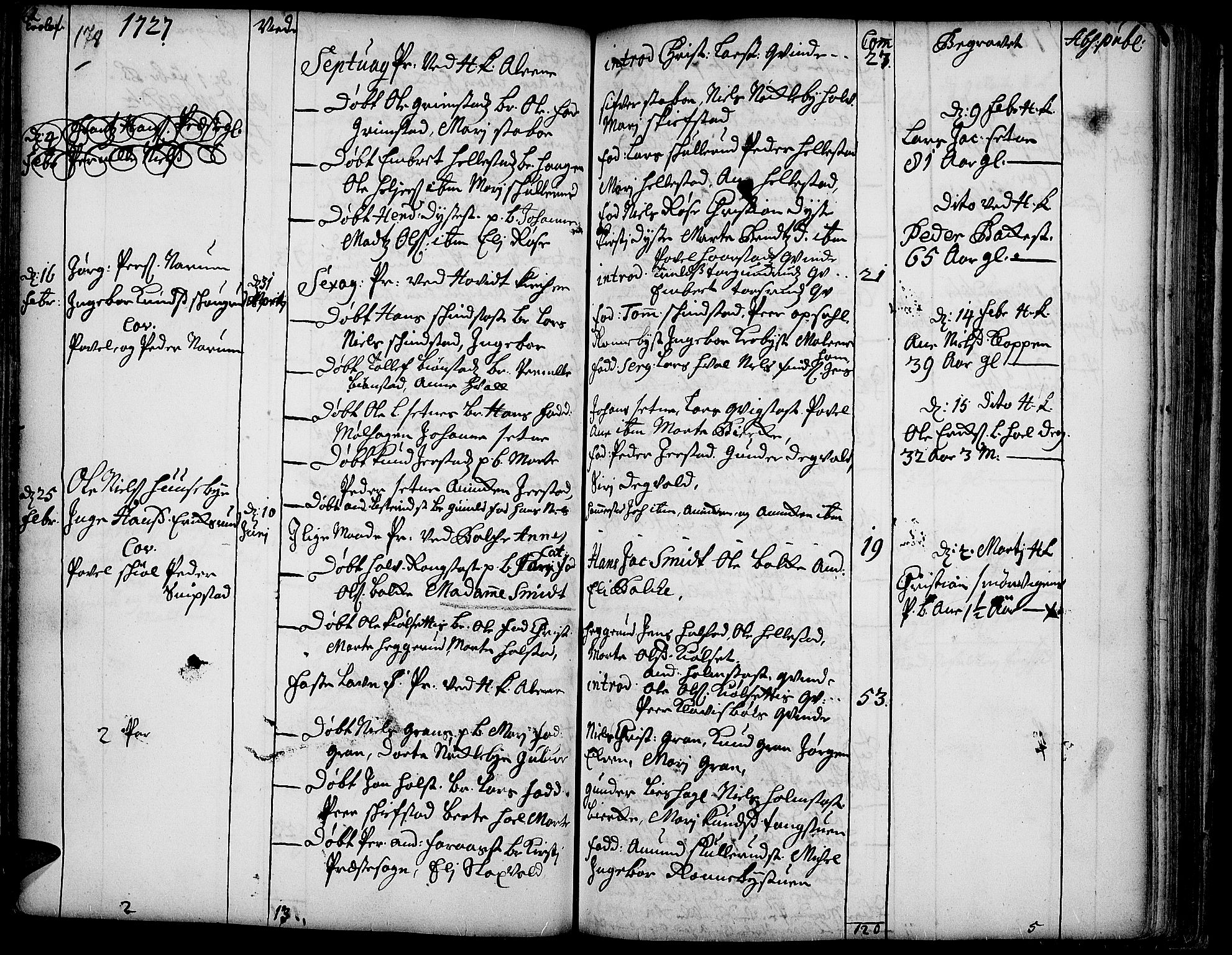 Toten prestekontor, SAH/PREST-102/H/Ha/Haa/L0002: Parish register (official) no. 2, 1714-1732, p. 178