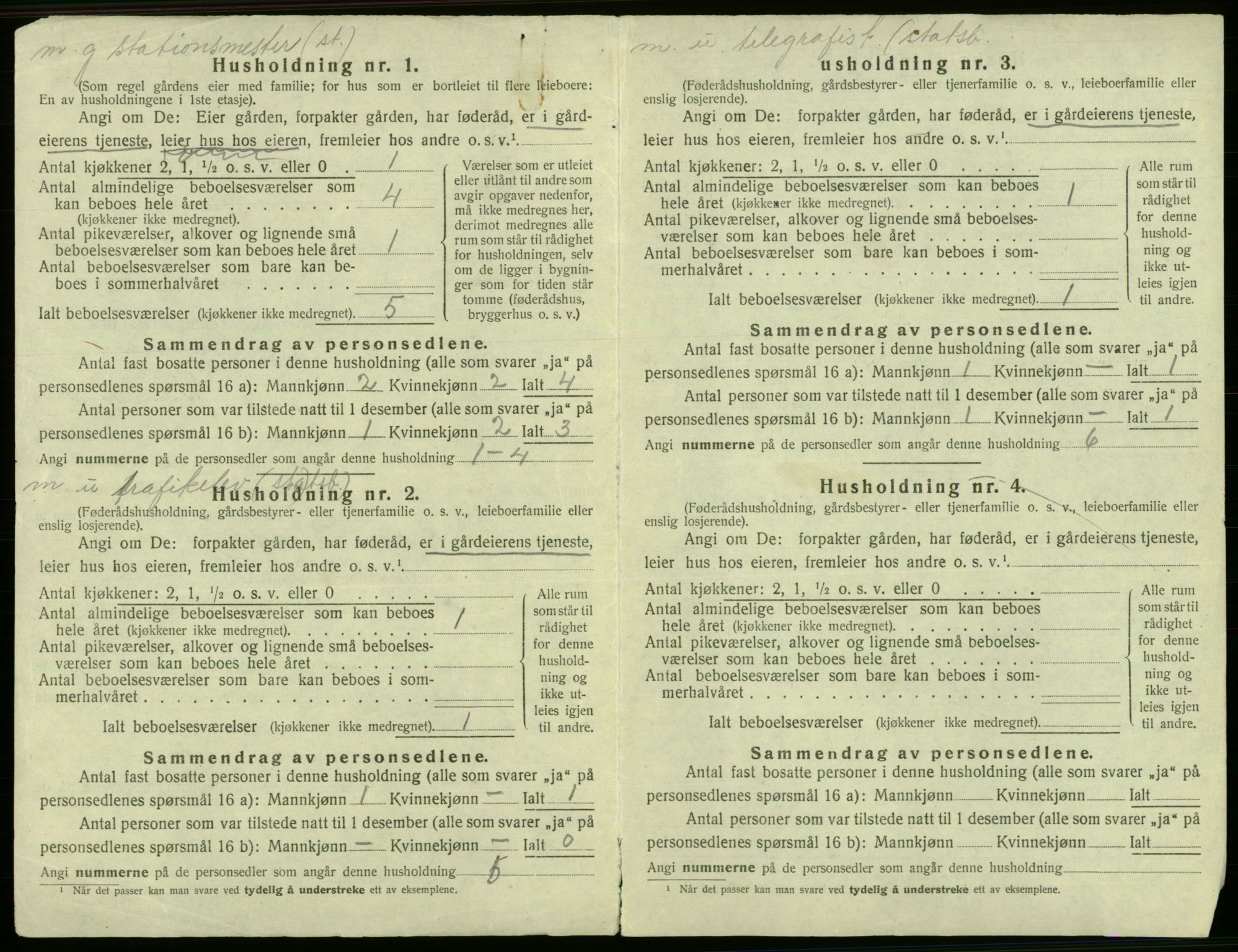 SAB, 1920 census for Fana, 1920, p. 1806
