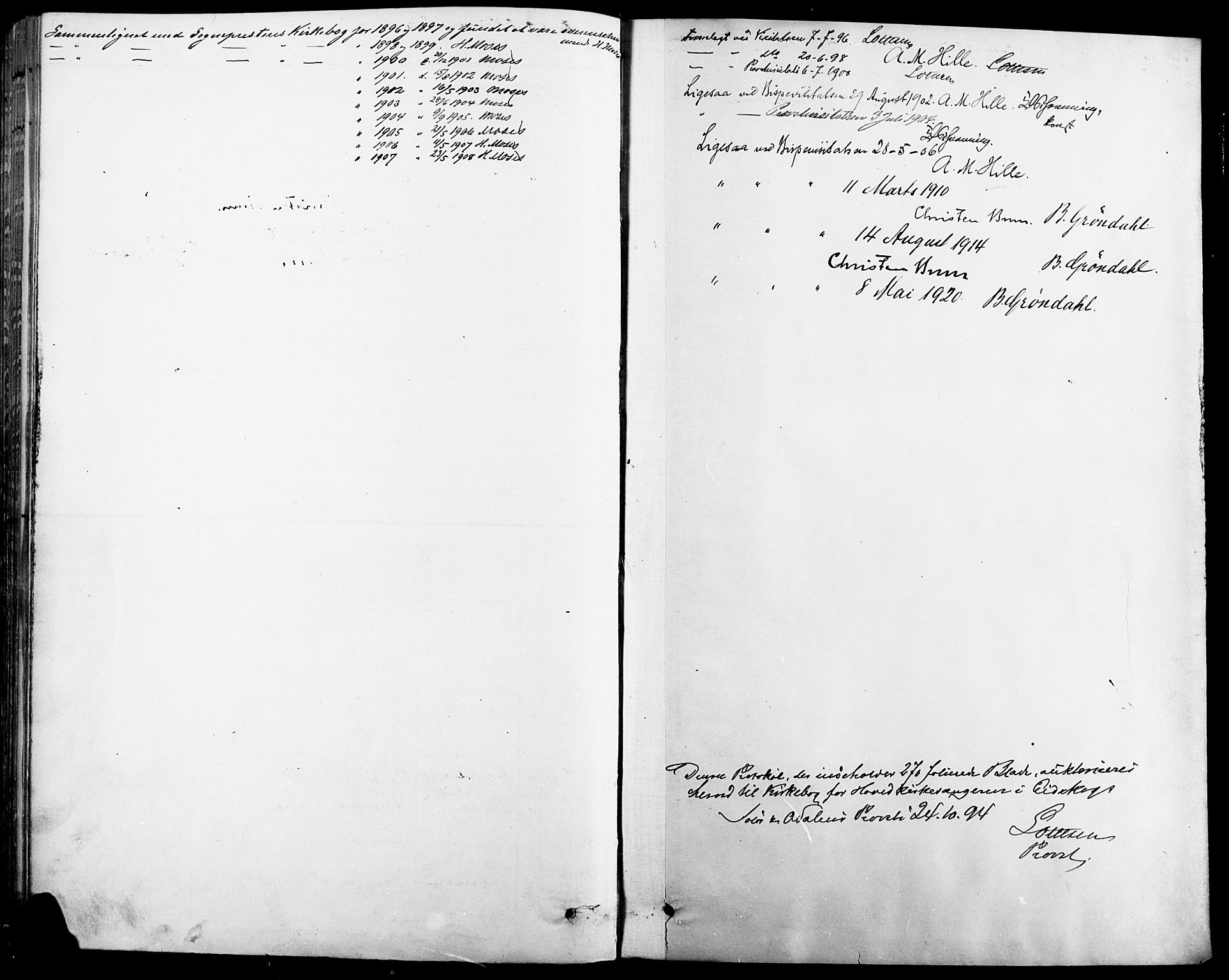 Eidskog prestekontor, SAH/PREST-026/H/Ha/Hab/L0001: Parish register (copy) no. 1, 1895-1917