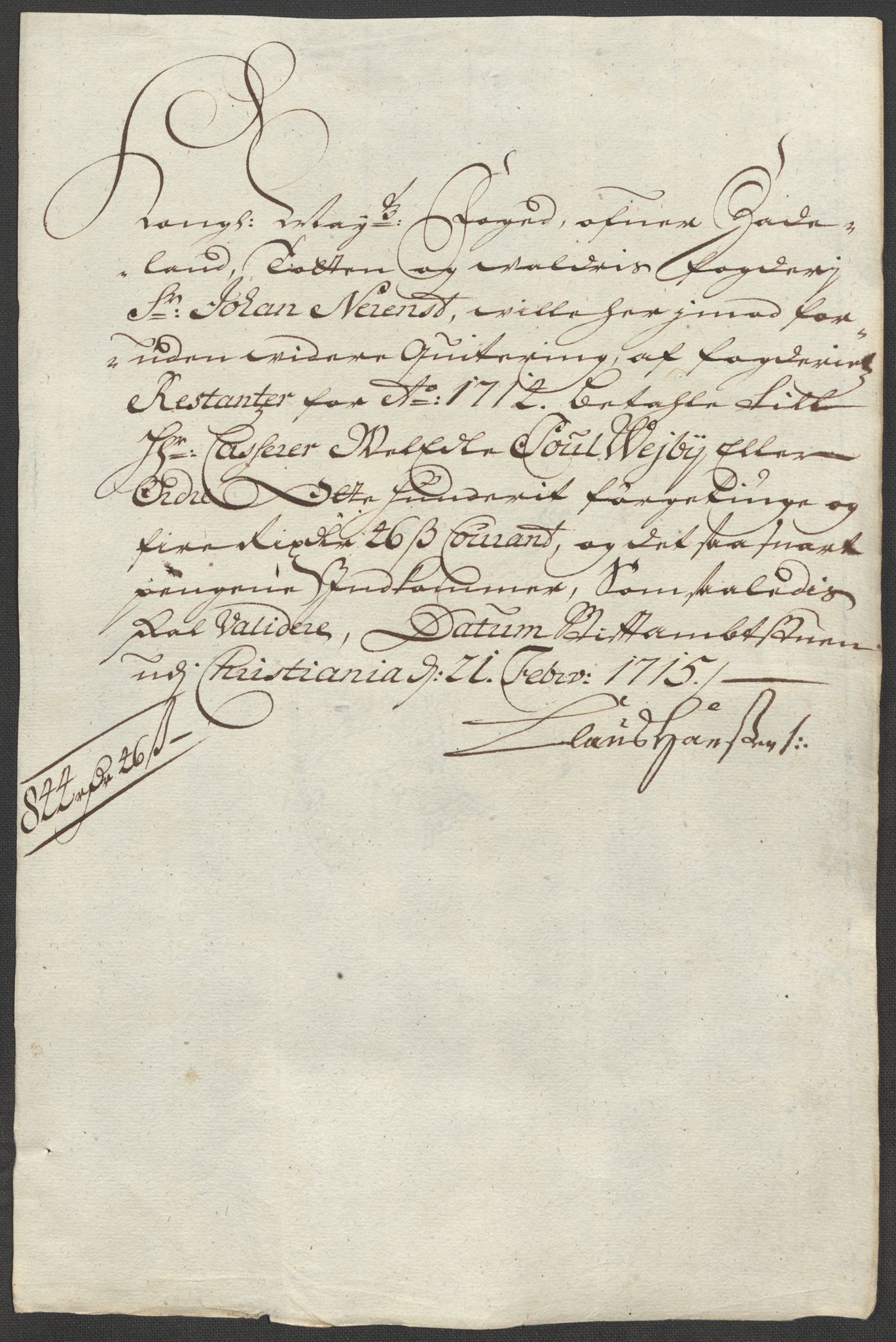 Rentekammeret inntil 1814, Reviderte regnskaper, Fogderegnskap, AV/RA-EA-4092/R18/L1314: Fogderegnskap Hadeland, Toten og Valdres, 1715, p. 449