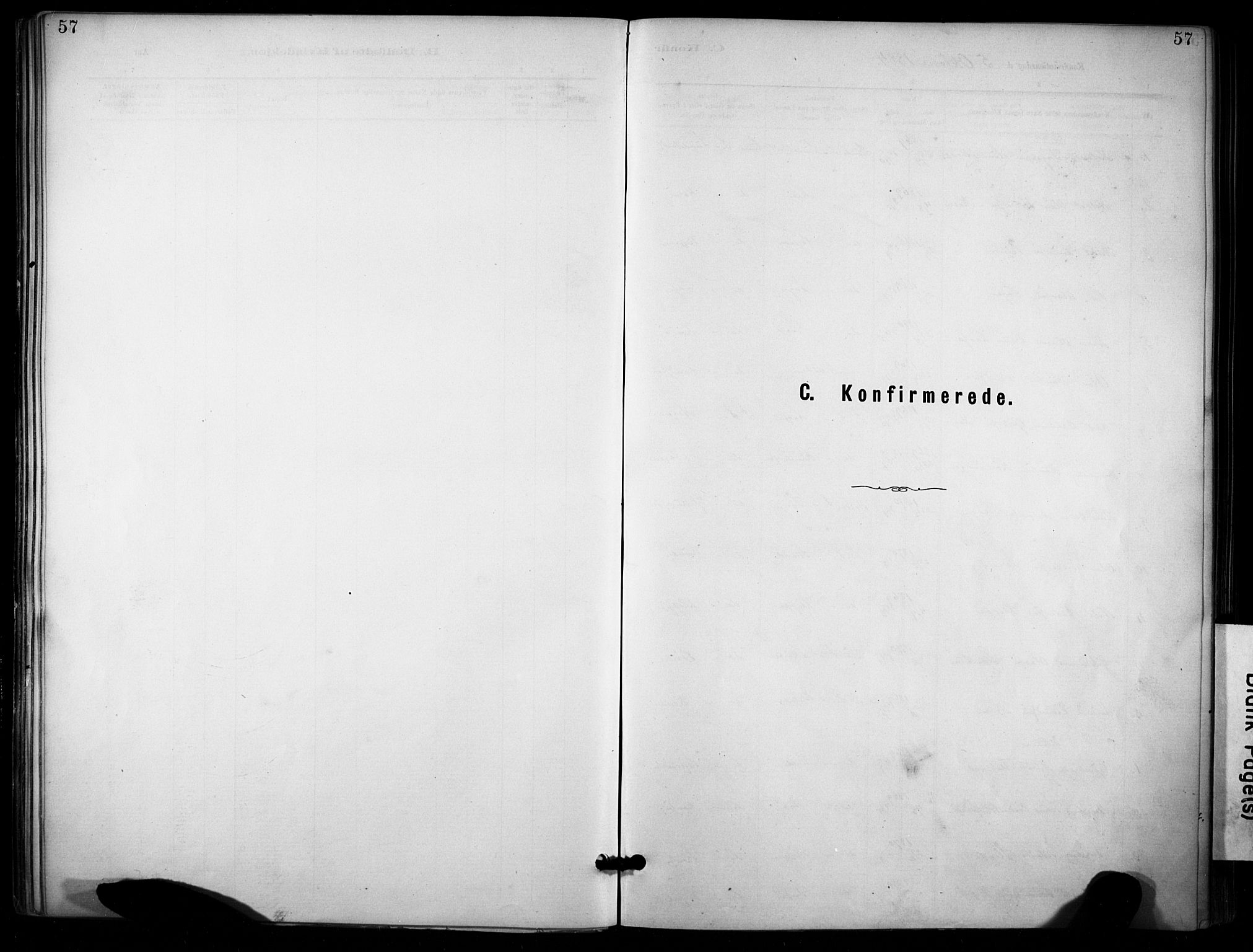 Lunde kirkebøker, SAKO/A-282/F/Fa/L0002: Parish register (official) no. I 2, 1884-1892, p. 57