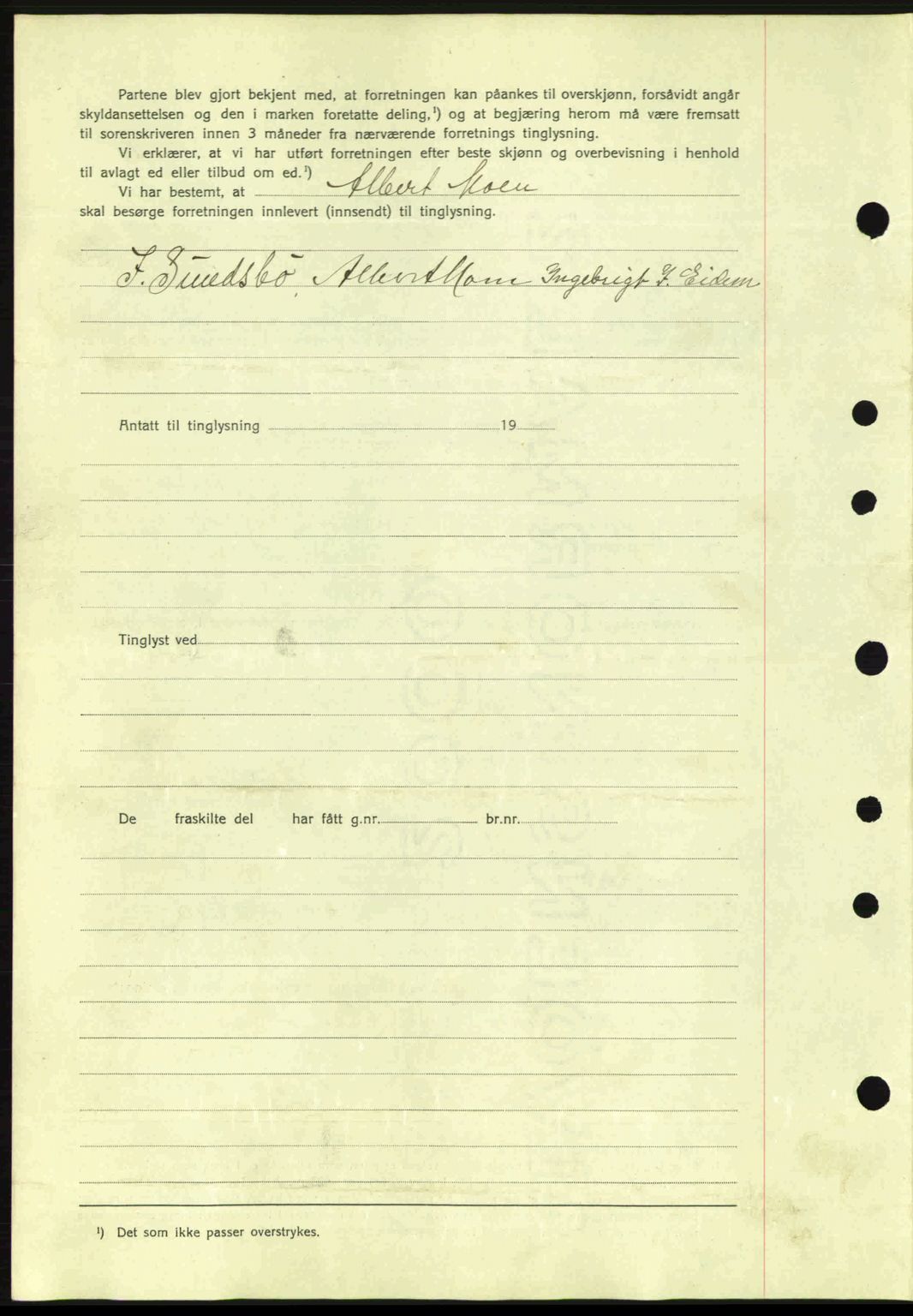 Romsdal sorenskriveri, AV/SAT-A-4149/1/2/2C: Mortgage book no. A1, 1936-1936, Diary no: : 966/1936