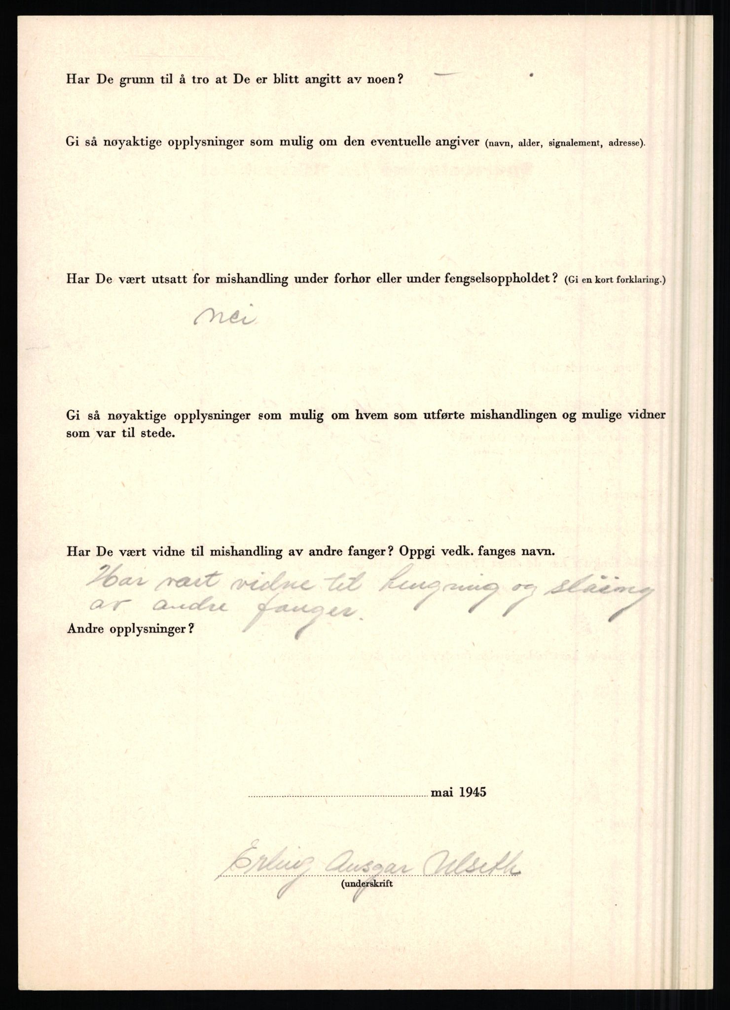 Rikspolitisjefen, AV/RA-S-1560/L/L0017: Tidemann, Hermann G. - Veum, Tjostolv, 1940-1945, p. 731