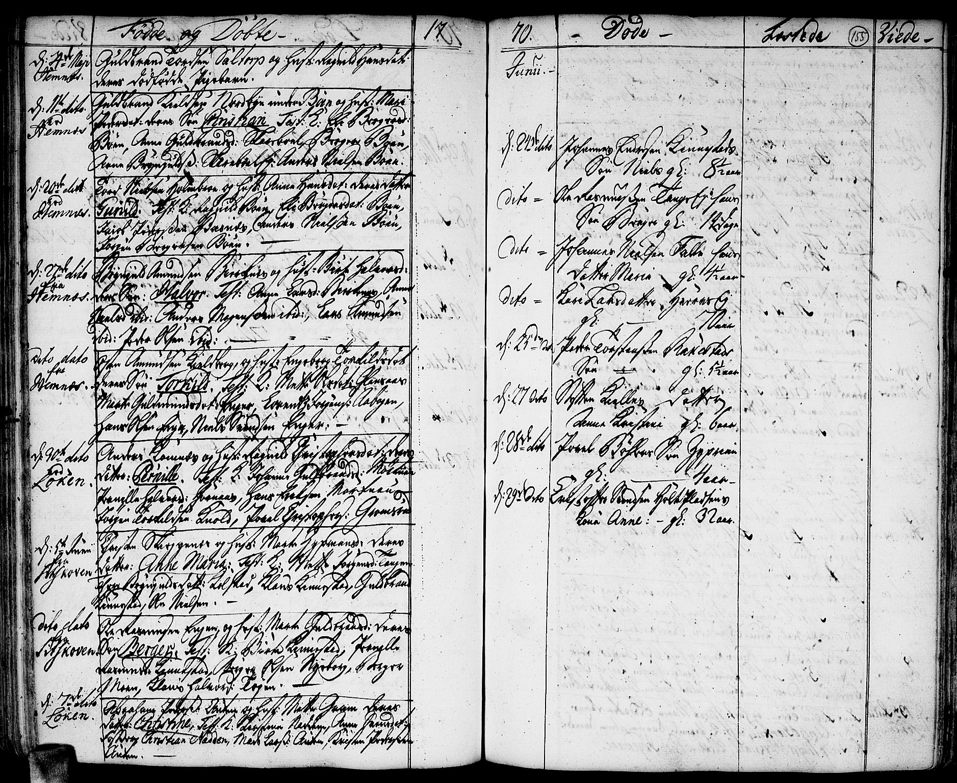 Høland prestekontor Kirkebøker, AV/SAO-A-10346a/F/Fa/L0004: Parish register (official) no. I 4, 1757-1780, p. 155