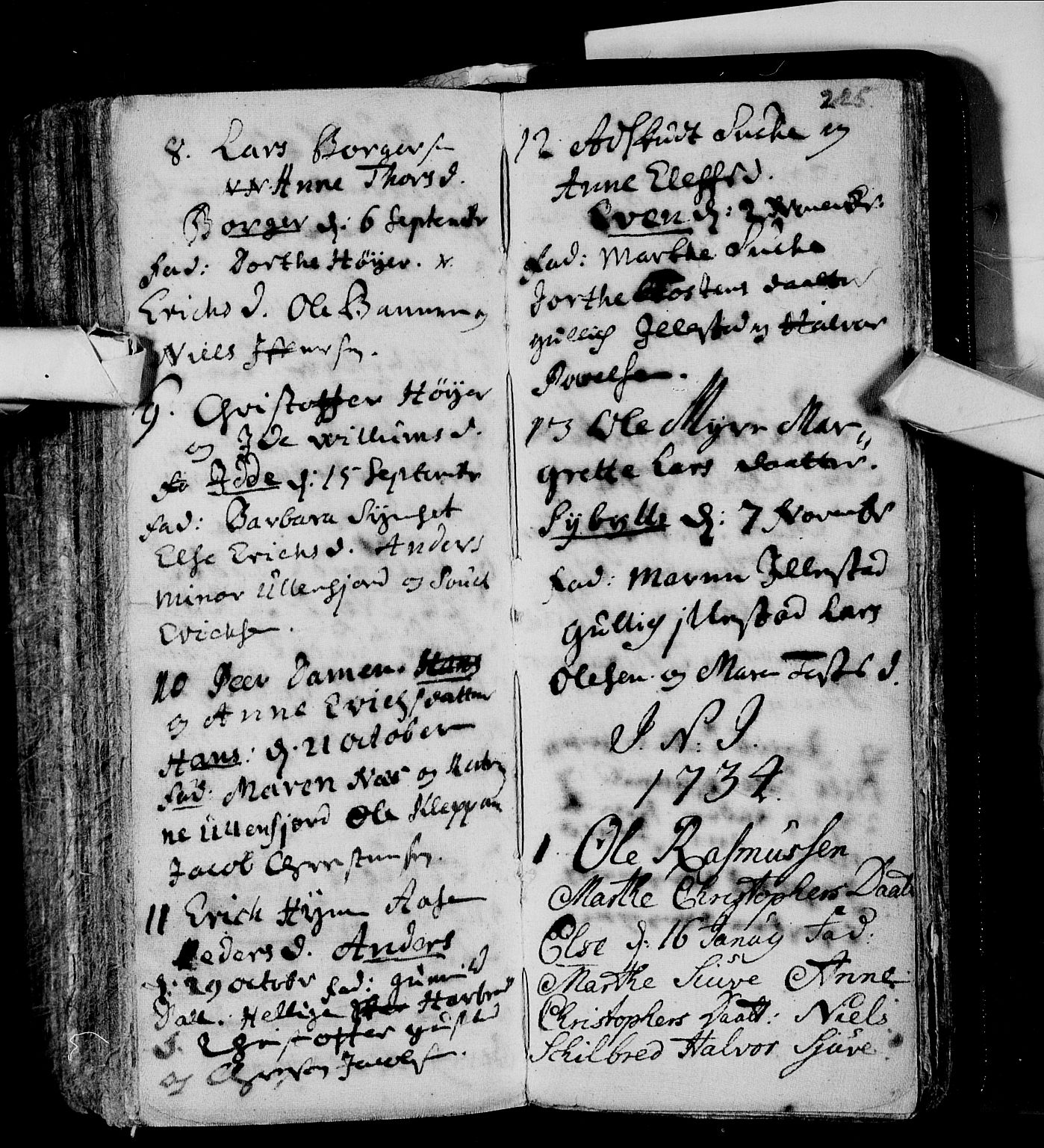 Andebu kirkebøker, AV/SAKO-A-336/F/Fa/L0001: Parish register (official) no. 1 /3, 1623-1738, p. 225