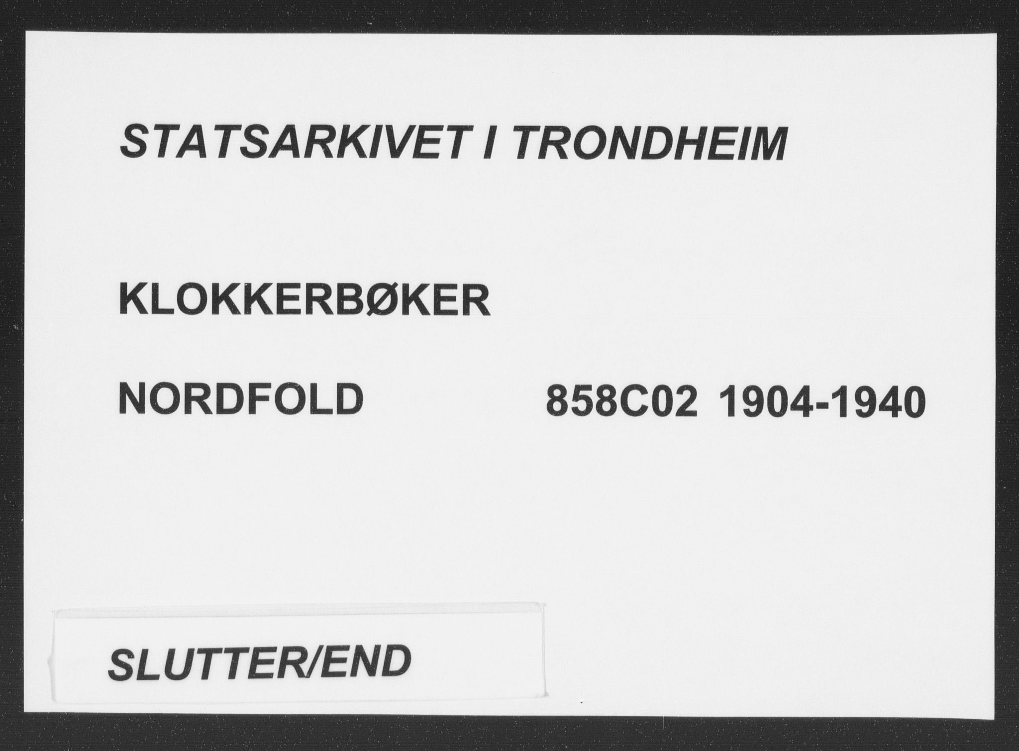 Ministerialprotokoller, klokkerbøker og fødselsregistre - Nordland, SAT/A-1459/858/L0835: Parish register (copy) no. 858C02, 1904-1940