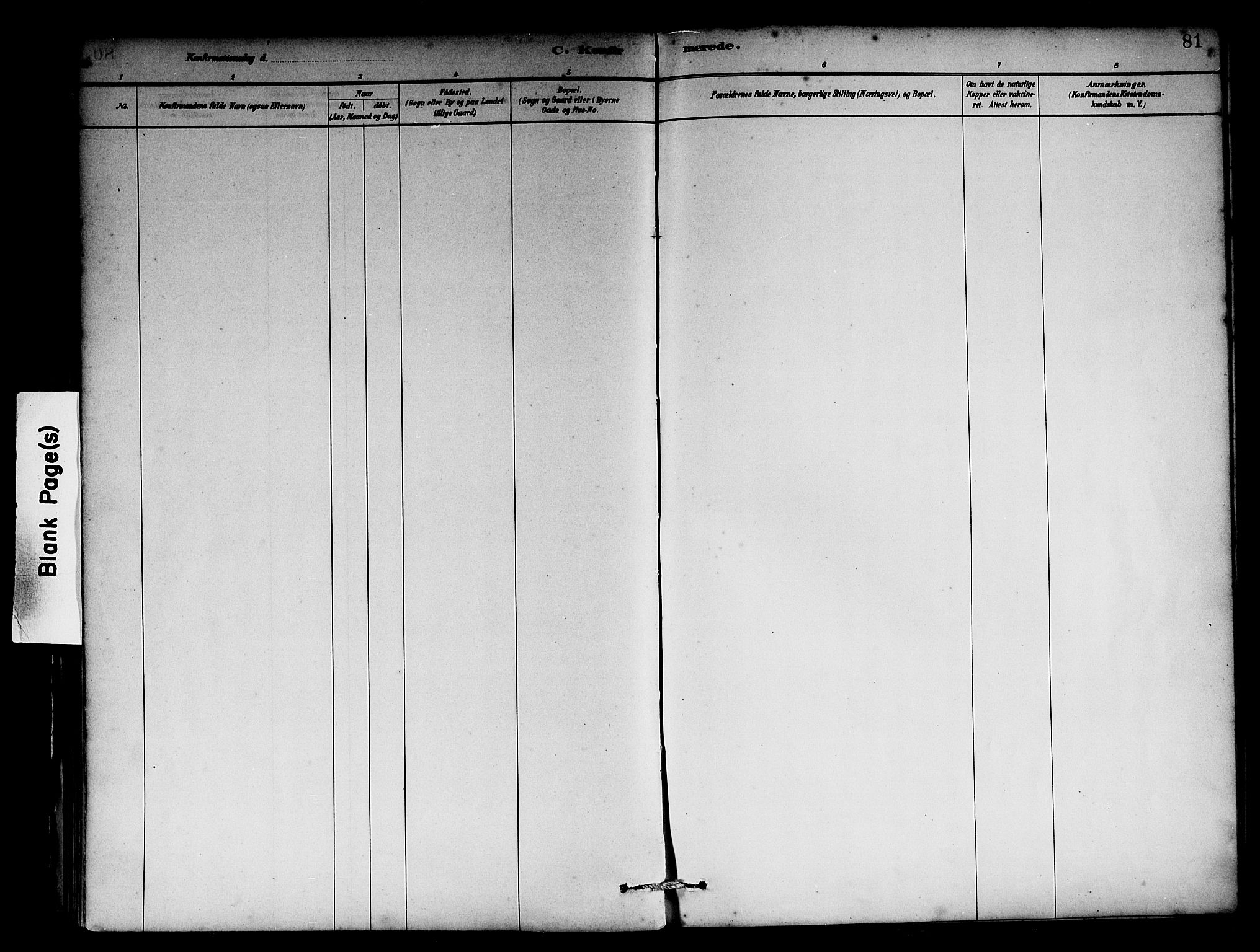 Solund sokneprestembete, AV/SAB-A-81401: Parish register (official) no. A 1, 1881-1902, p. 81