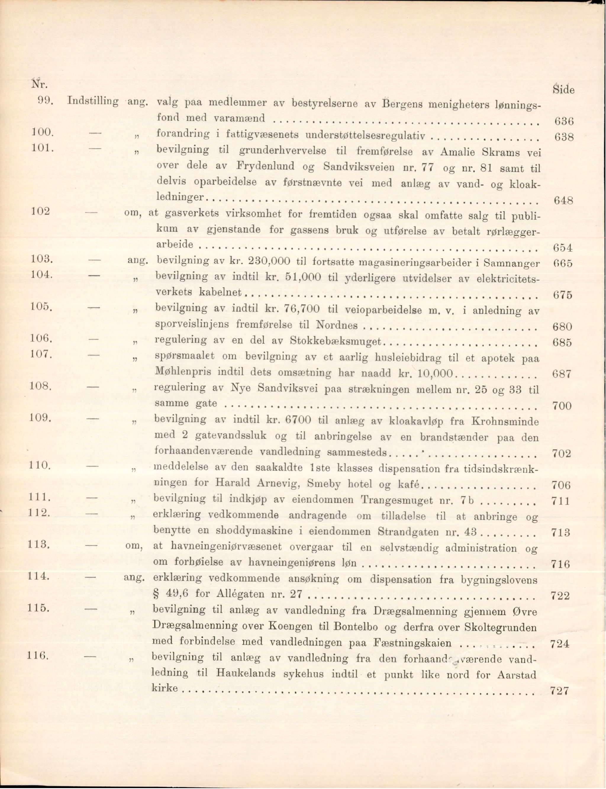 Bergen kommune. Formannskapet, BBA/A-0003/Ad/L0090: Bergens Kommuneforhandlinger, bind I, 1914-1915