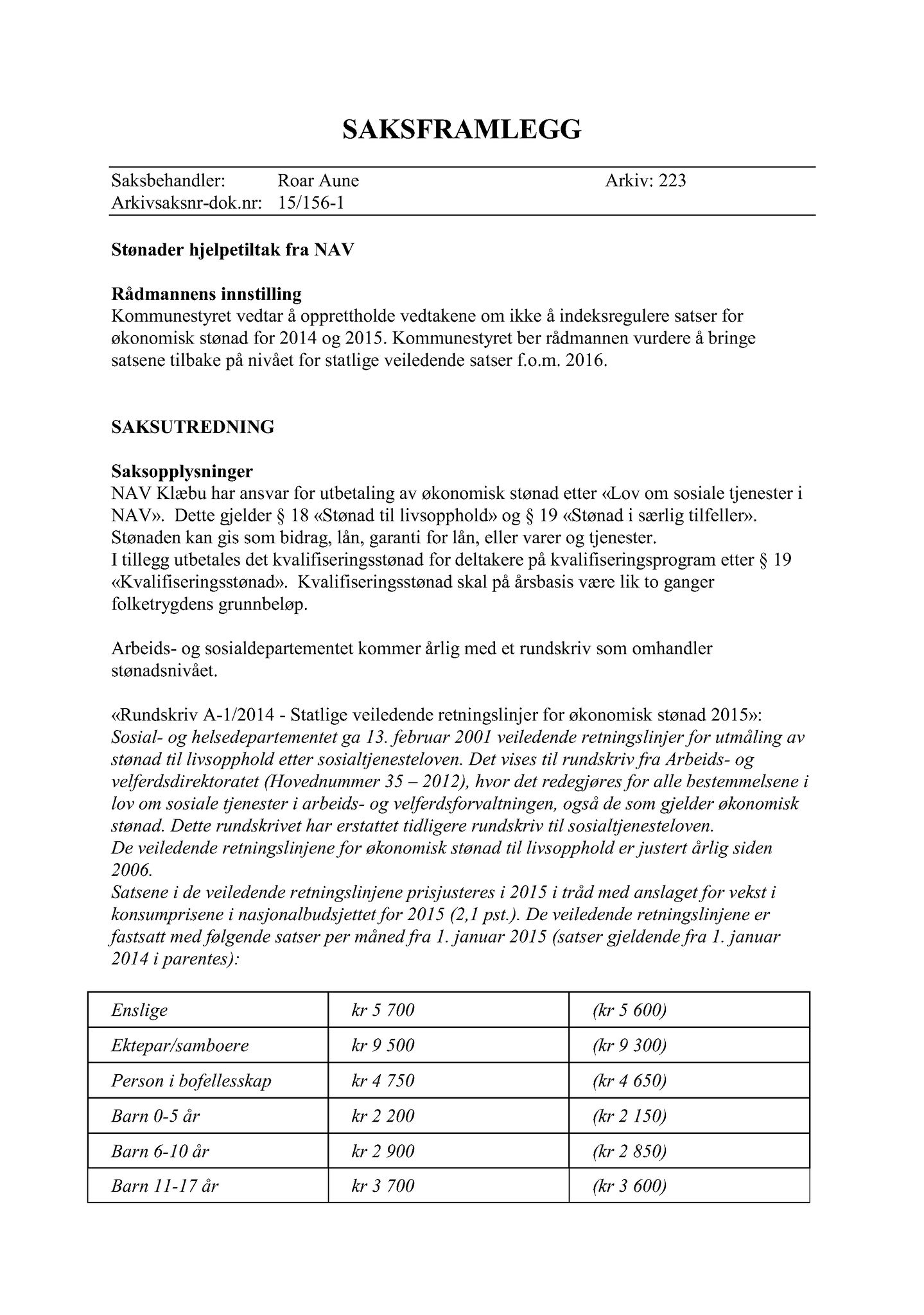 Klæbu Kommune, TRKO/KK/05-UOm/L006: Utvalg for omsorg - Møtedokumenter, 2015, p. 133