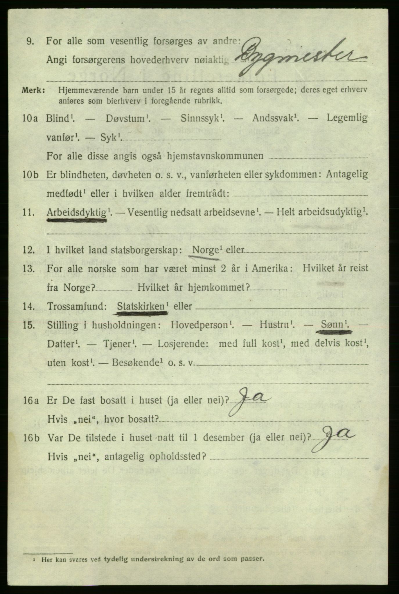SAO, 1920 census for Fredrikshald, 1920, p. 18502