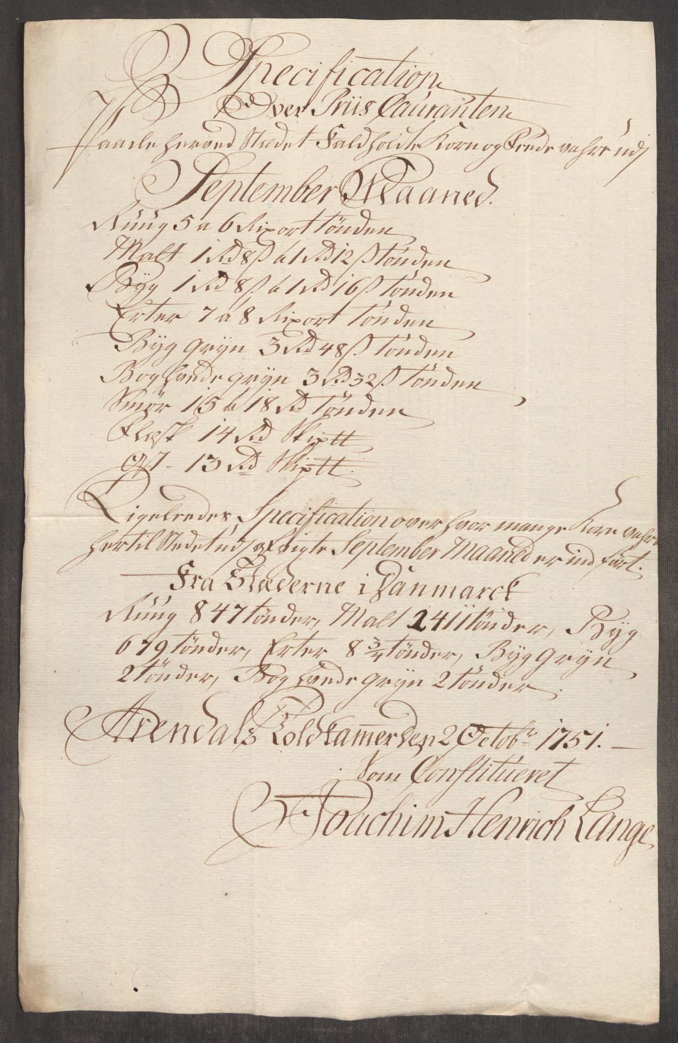 Rentekammeret inntil 1814, Realistisk ordnet avdeling, AV/RA-EA-4070/Oe/L0004: [Ø1]: Priskuranter, 1749-1752, p. 678