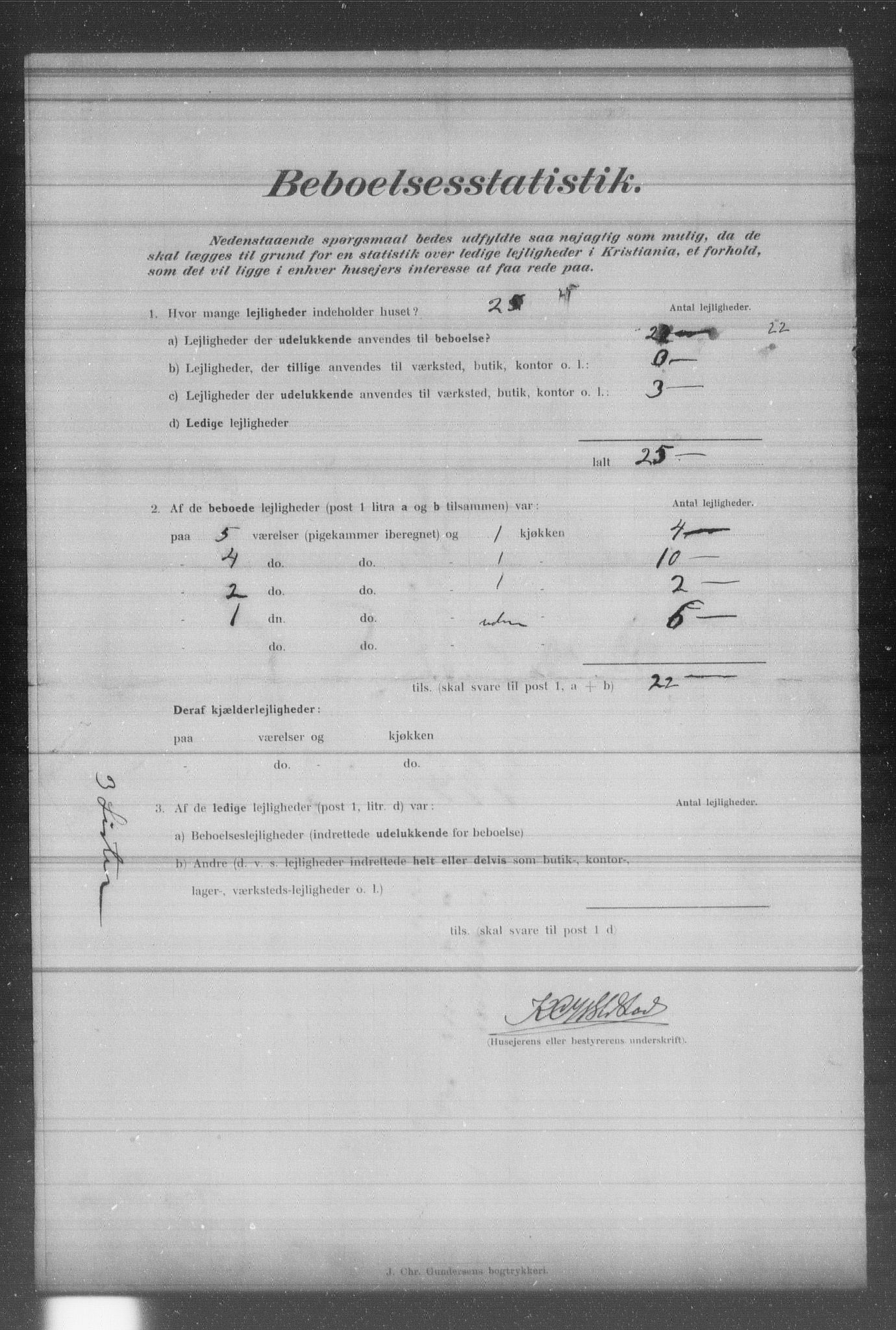 OBA, Municipal Census 1902 for Kristiania, 1902, p. 2318