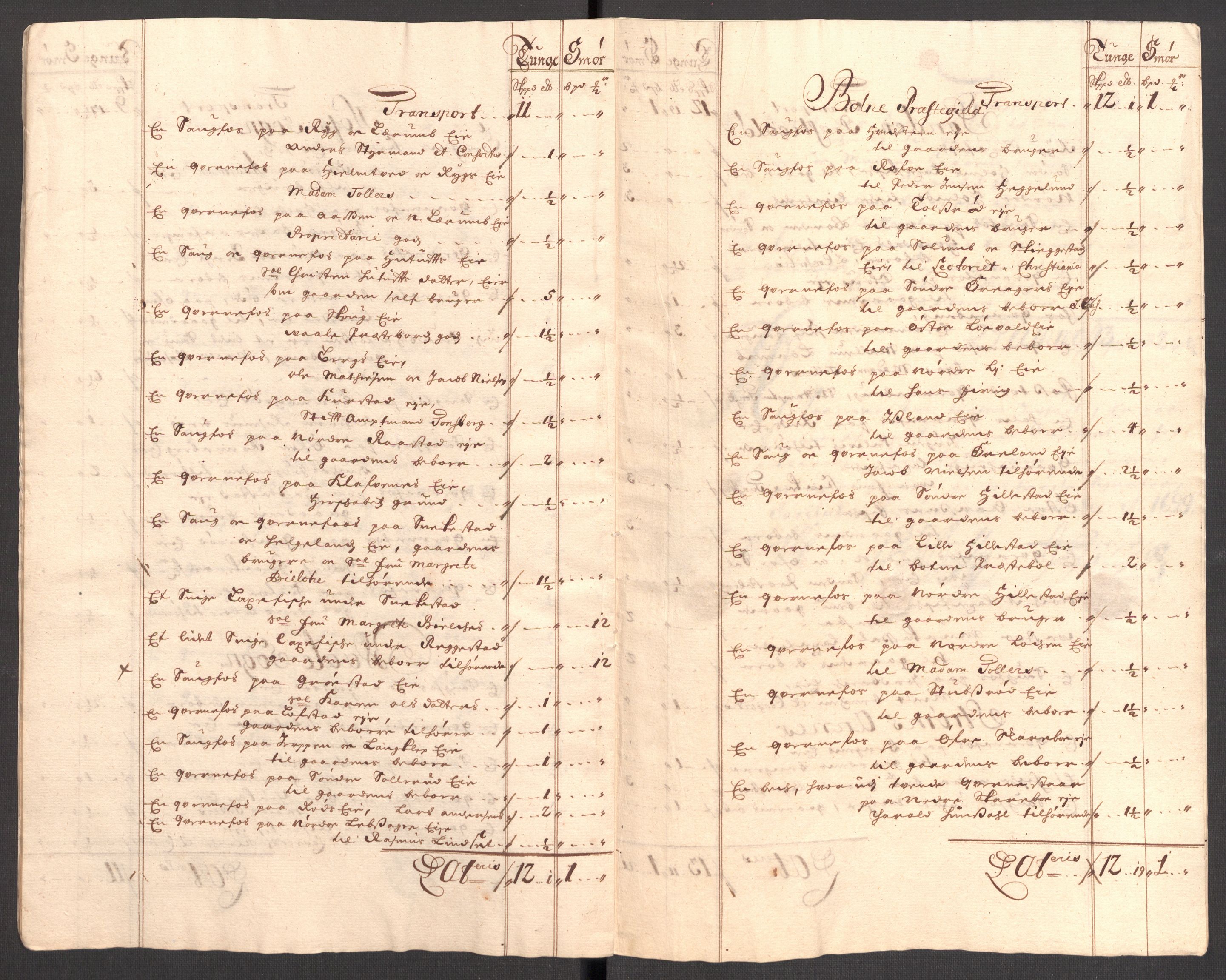 Rentekammeret inntil 1814, Reviderte regnskaper, Fogderegnskap, AV/RA-EA-4092/R32/L1868: Fogderegnskap Jarlsberg grevskap, 1697-1699, p. 367