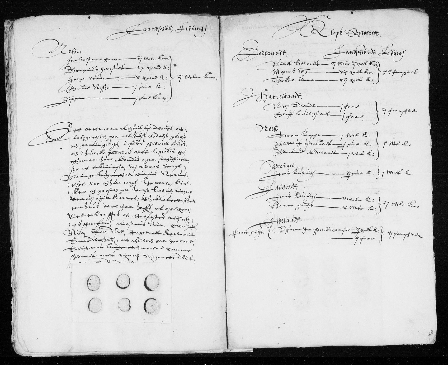 Danske Kanselli, Skapsaker, AV/RA-EA-4061/F/L0026: Skap 9, pakke 133, litra A-E, 1615-1632, p. 176