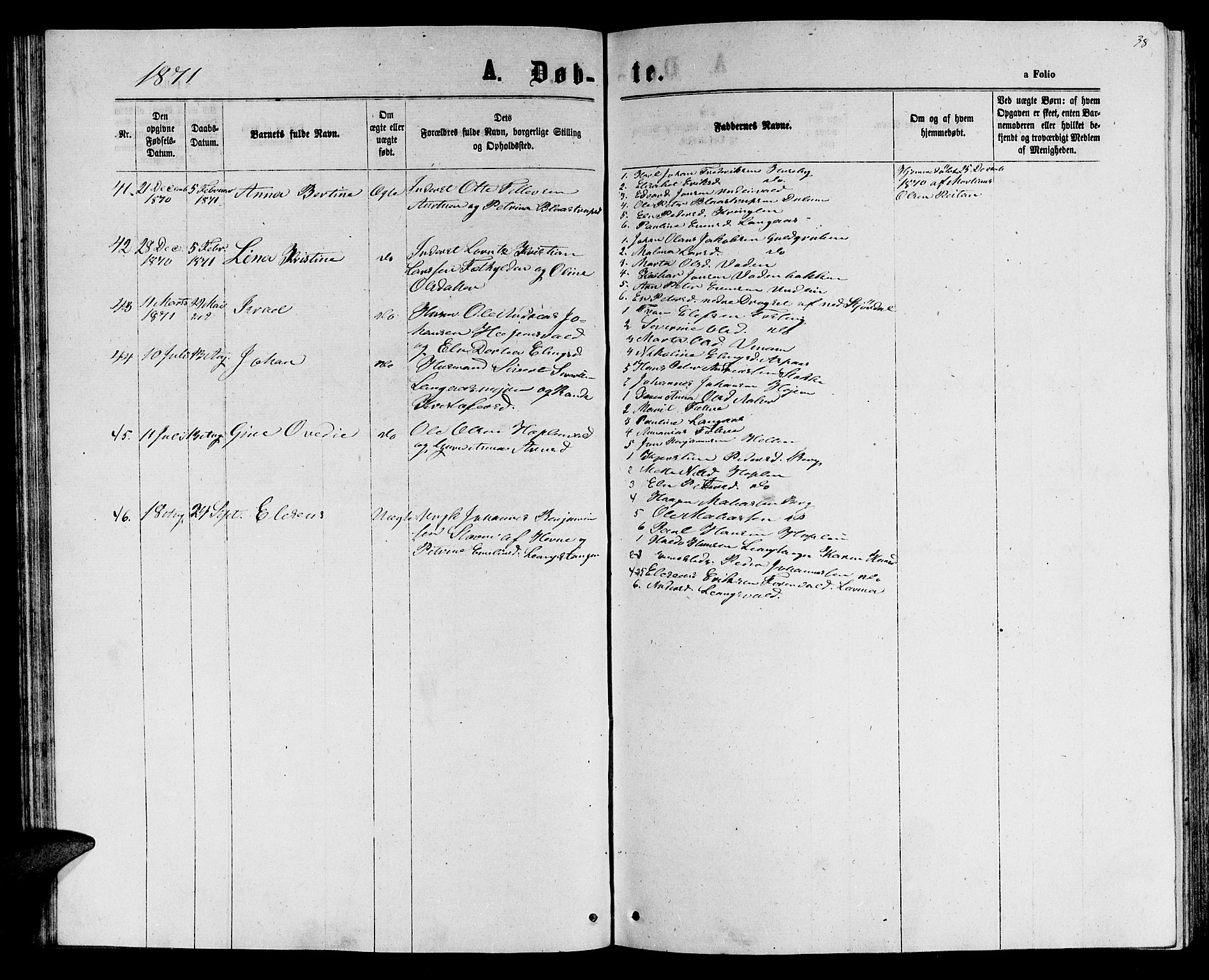 Ministerialprotokoller, klokkerbøker og fødselsregistre - Nord-Trøndelag, SAT/A-1458/714/L0133: Parish register (copy) no. 714C02, 1865-1877, p. 38