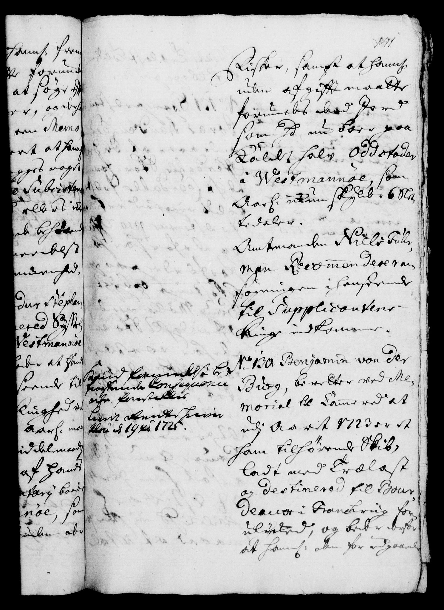 Rentekammeret, Kammerkanselliet, RA/EA-3111/G/Gh/Gha/L0008: Norsk ekstraktmemorialprotokoll (merket RK 53.53), 1725-1726, p. 141