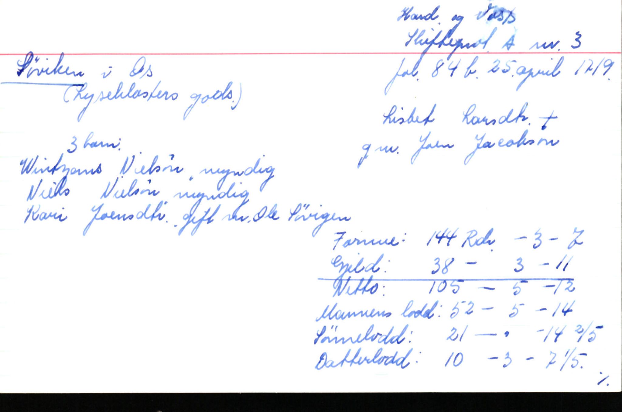 Skiftekort ved Statsarkivet i Bergen, SAB/SKIFTEKORT/002/L0001: Skifteprotokoll nr. 1-3, 1695-1721, p. 1437