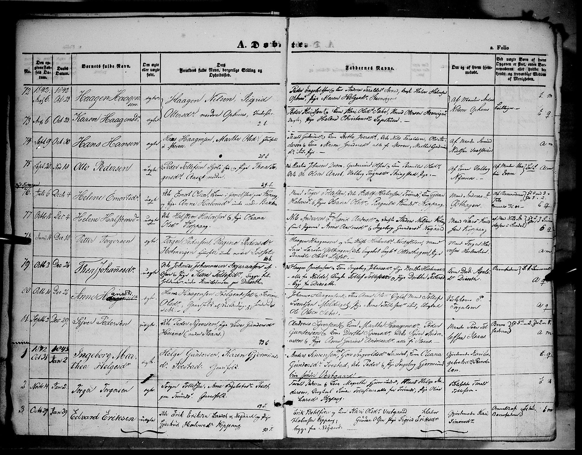 Åmot prestekontor, Hedmark, AV/SAH-PREST-056/H/Ha/Haa/L0006: Parish register (official) no. 6, 1842-1861, p. 7